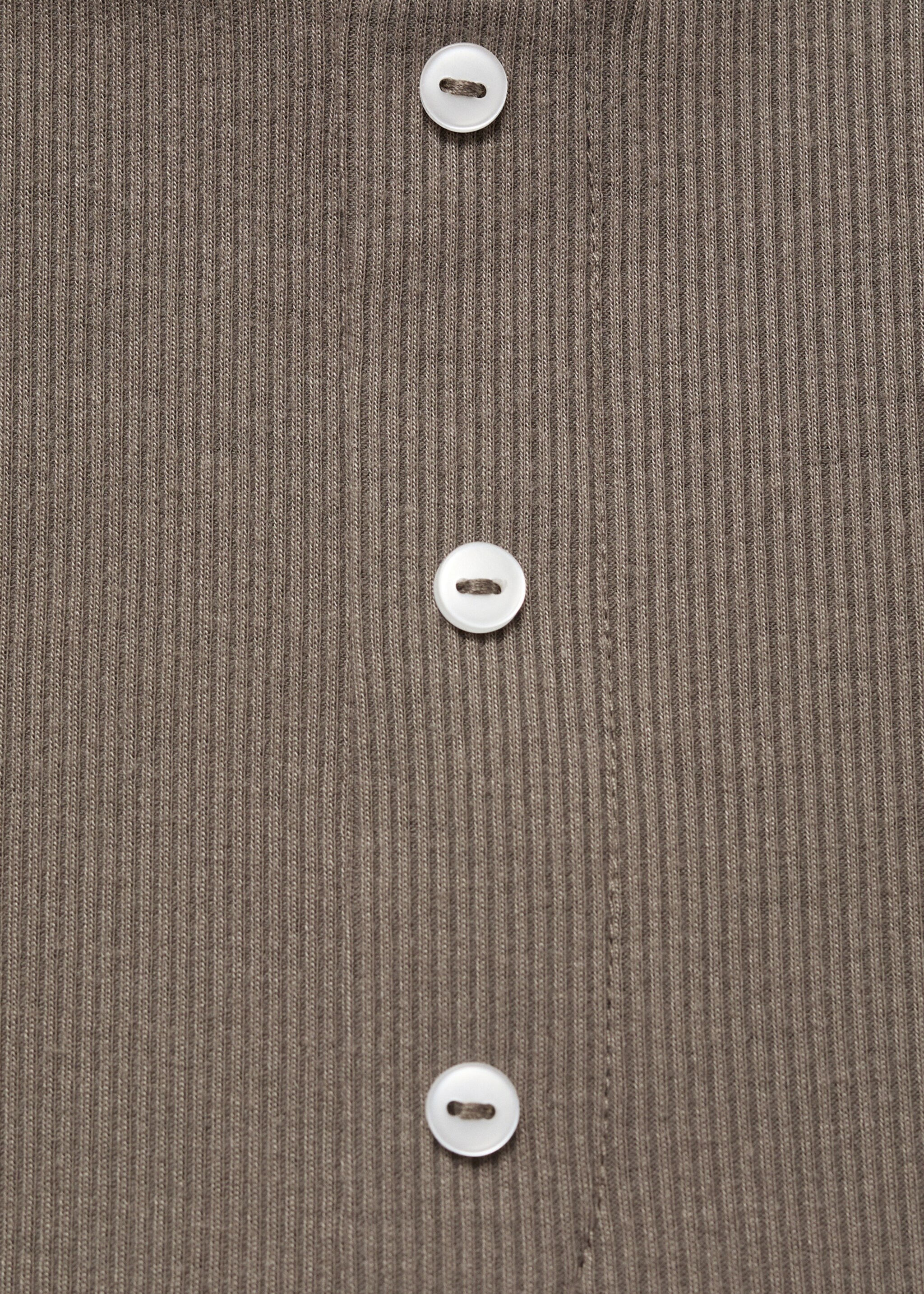 Pantalon maille côtelée long - Détail de l'article 8, Marron moyen. Ref: 17014115-00.