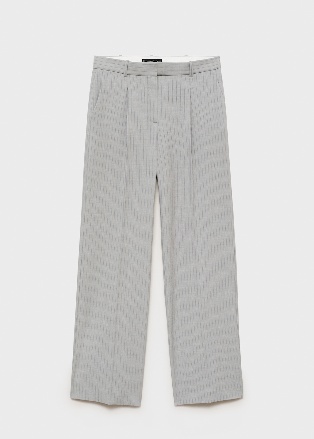 Pinstripe suit trousers - image 5