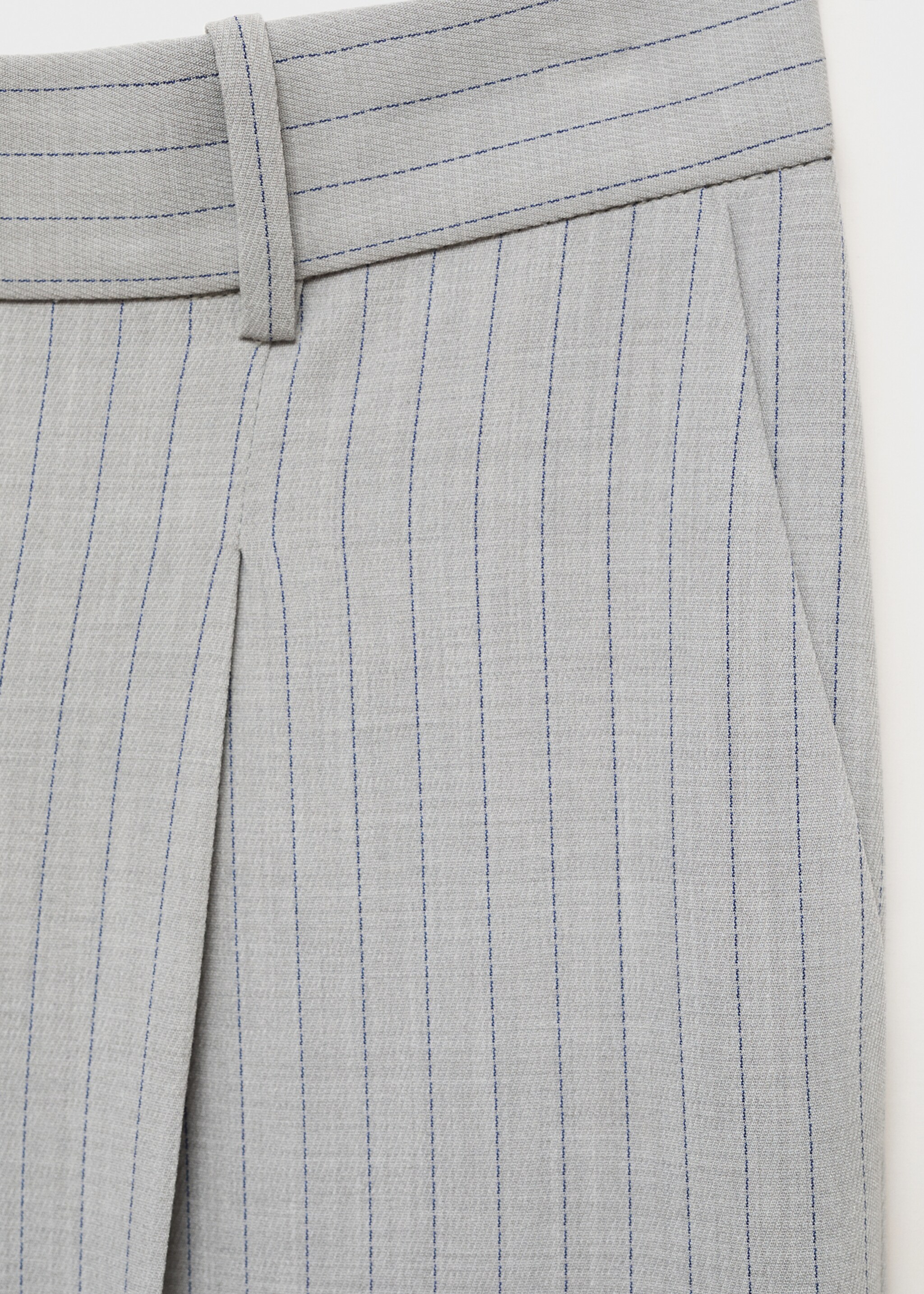 Pantaloni da completo gessati - Dettaglio dell'articolo 0, Grigio. Ref: 17014121-00.
