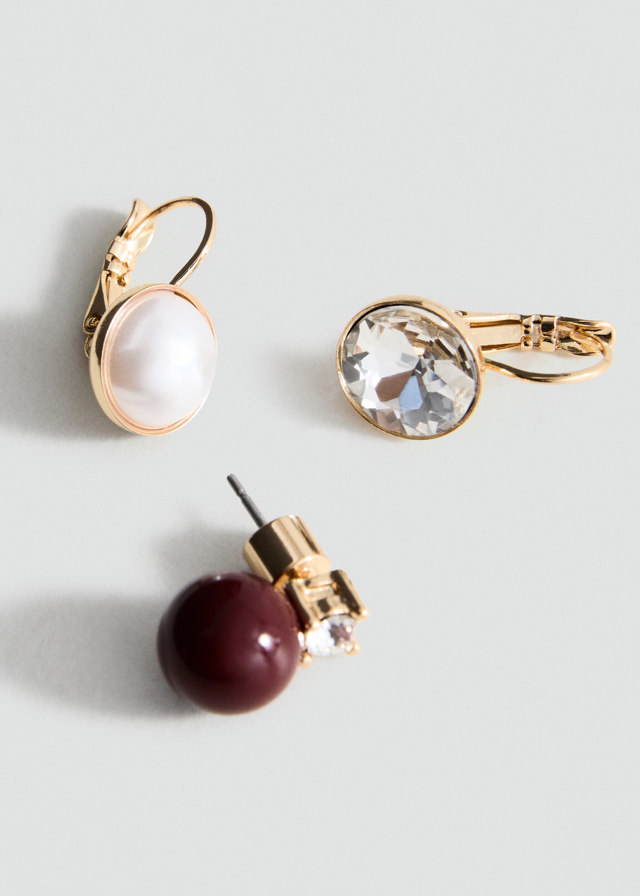 Set pendientes combinados - Plano medio
