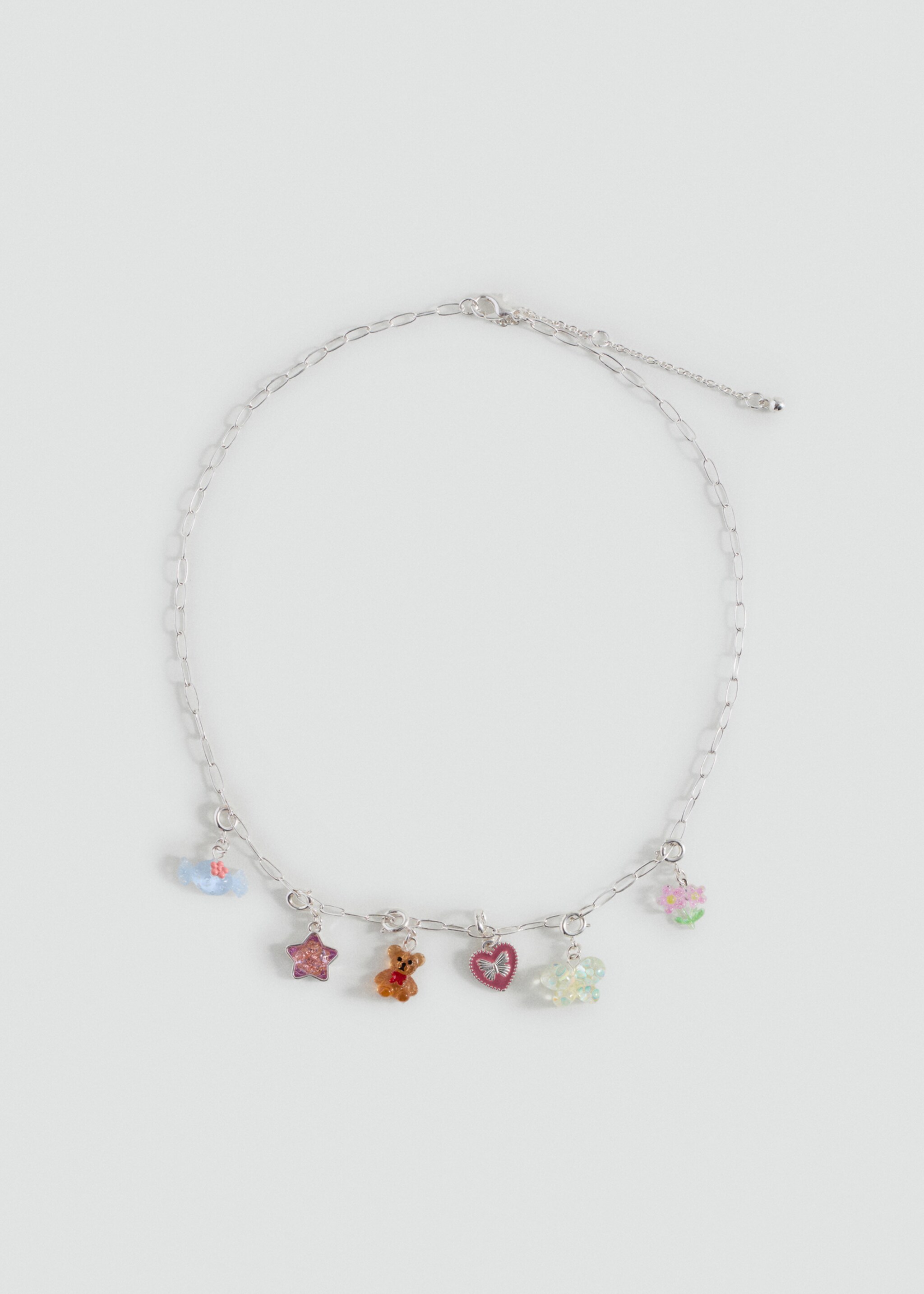Mixed bead necklace - Article without model, Silver. Ref: 17014138-00.