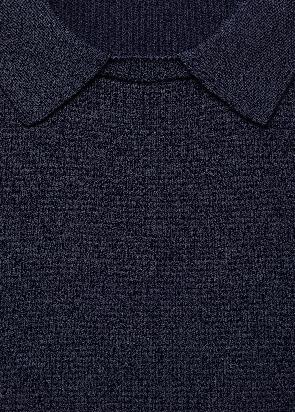 Shirt collar sweater