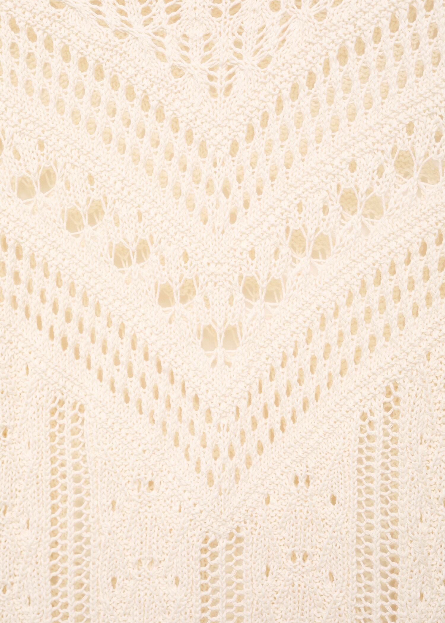 Knitted sweater with openwork details - Details of the article 0