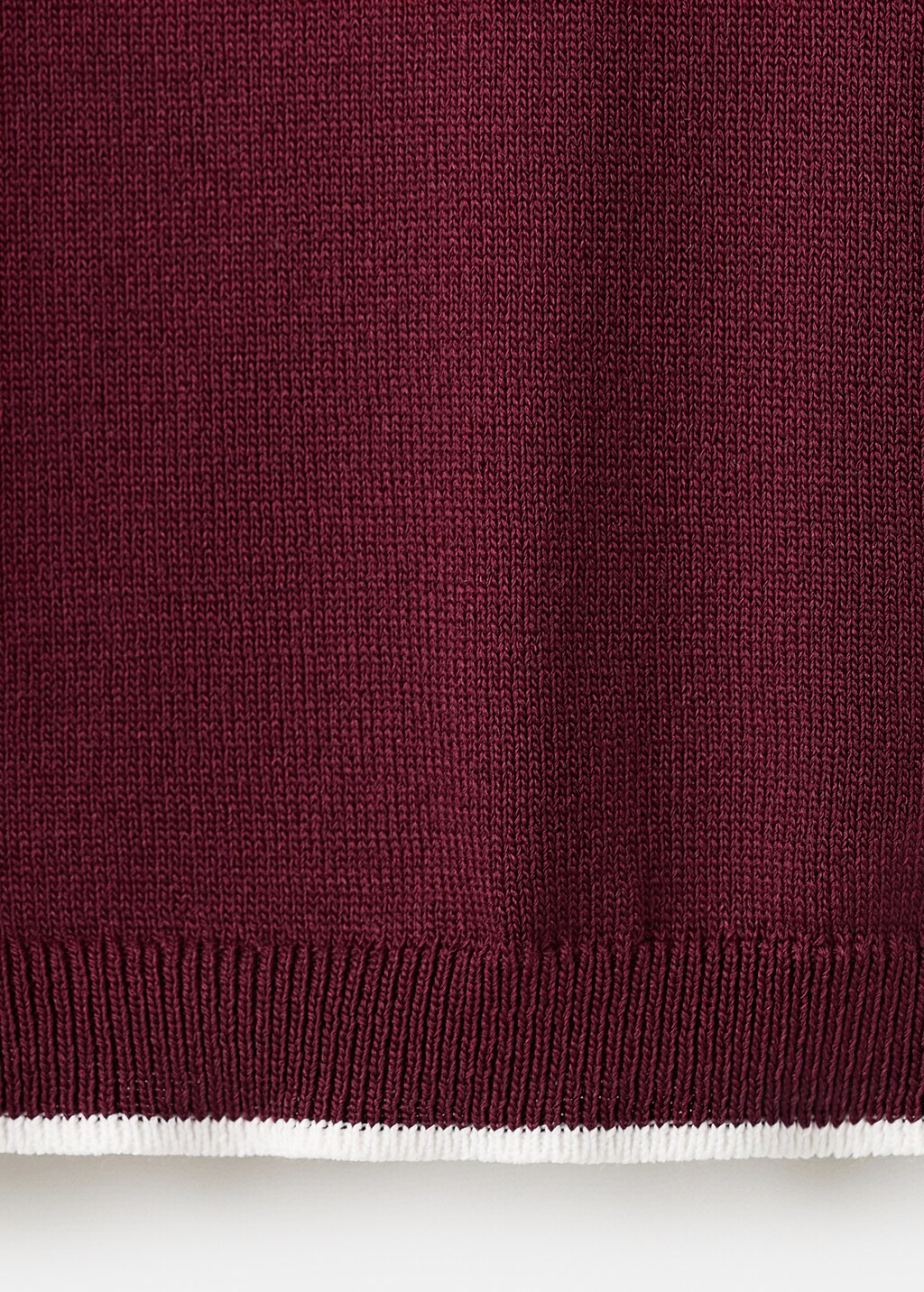 Polo-neck sweater with zipper