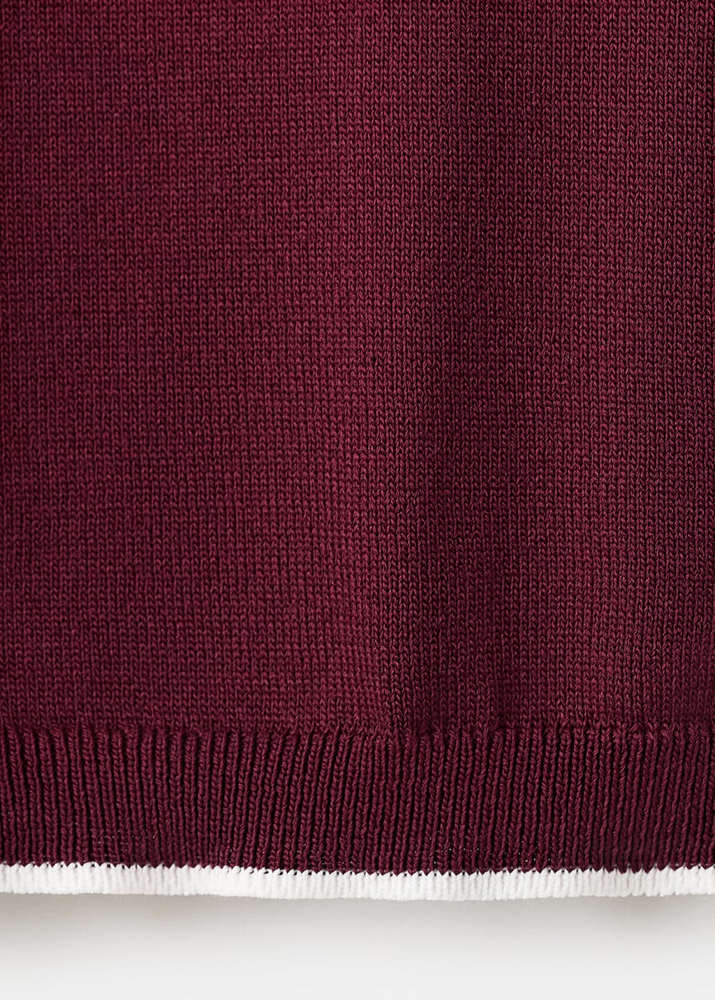 Polo-neck sweater with zipper