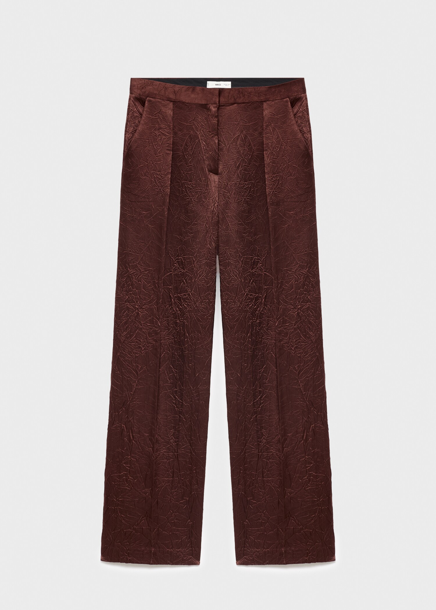Gerade Hose mit Knittereffekt - Artikel ohne Model