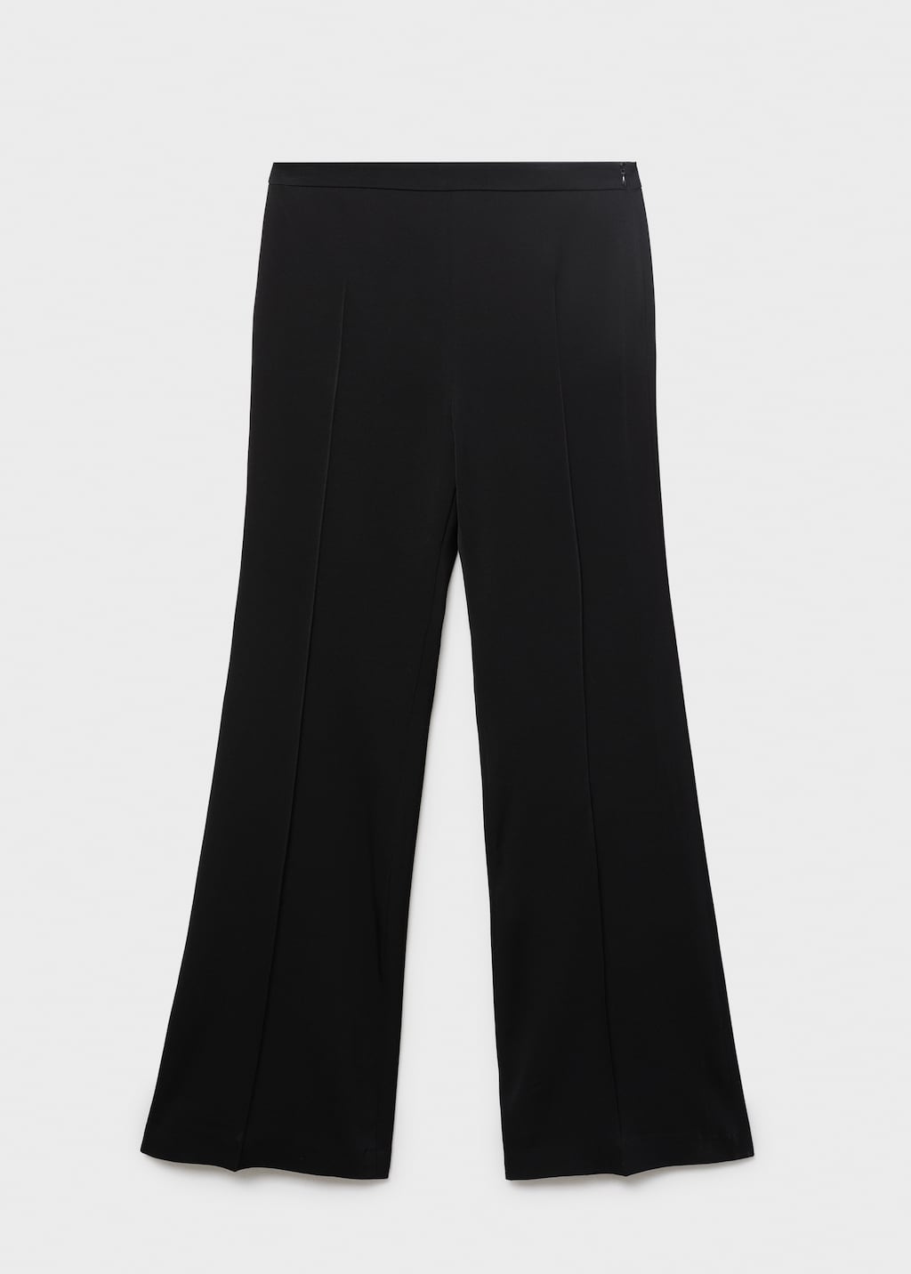 Long flared trousers