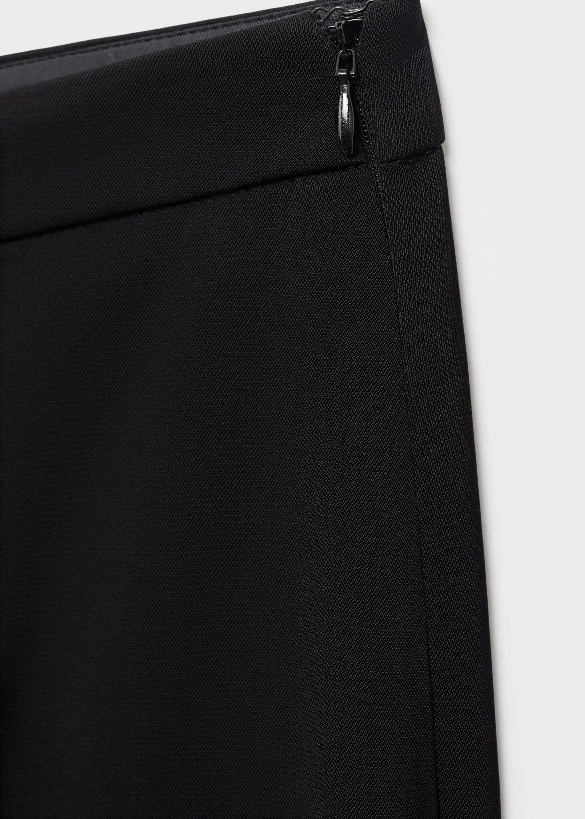 Long flared trousers - Details of the article 0, Black. Ref: 17014149-00.