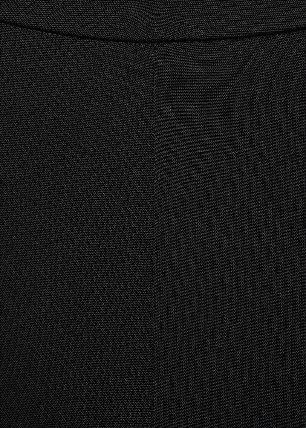 Long flared trousers