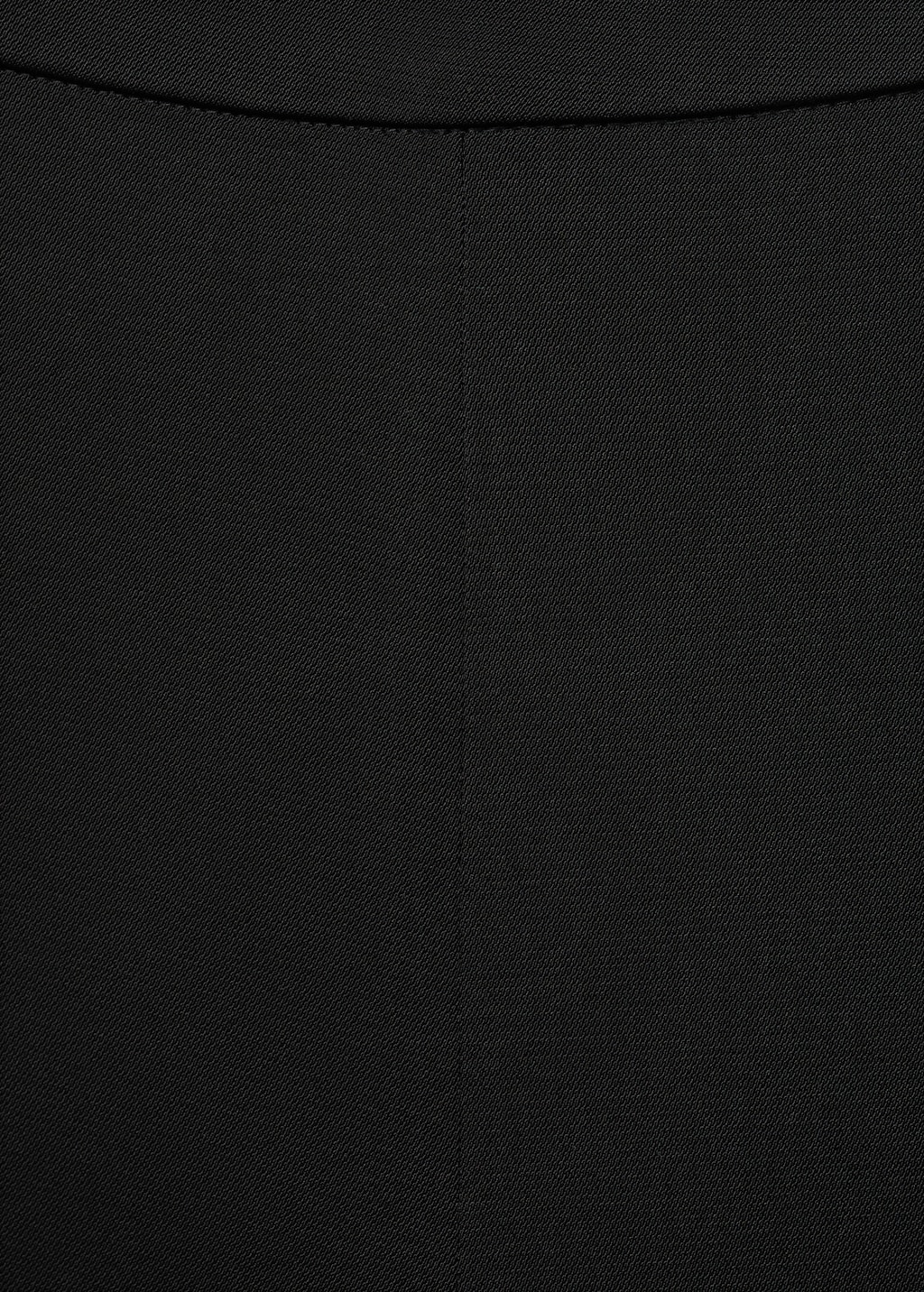 Long flared trousers