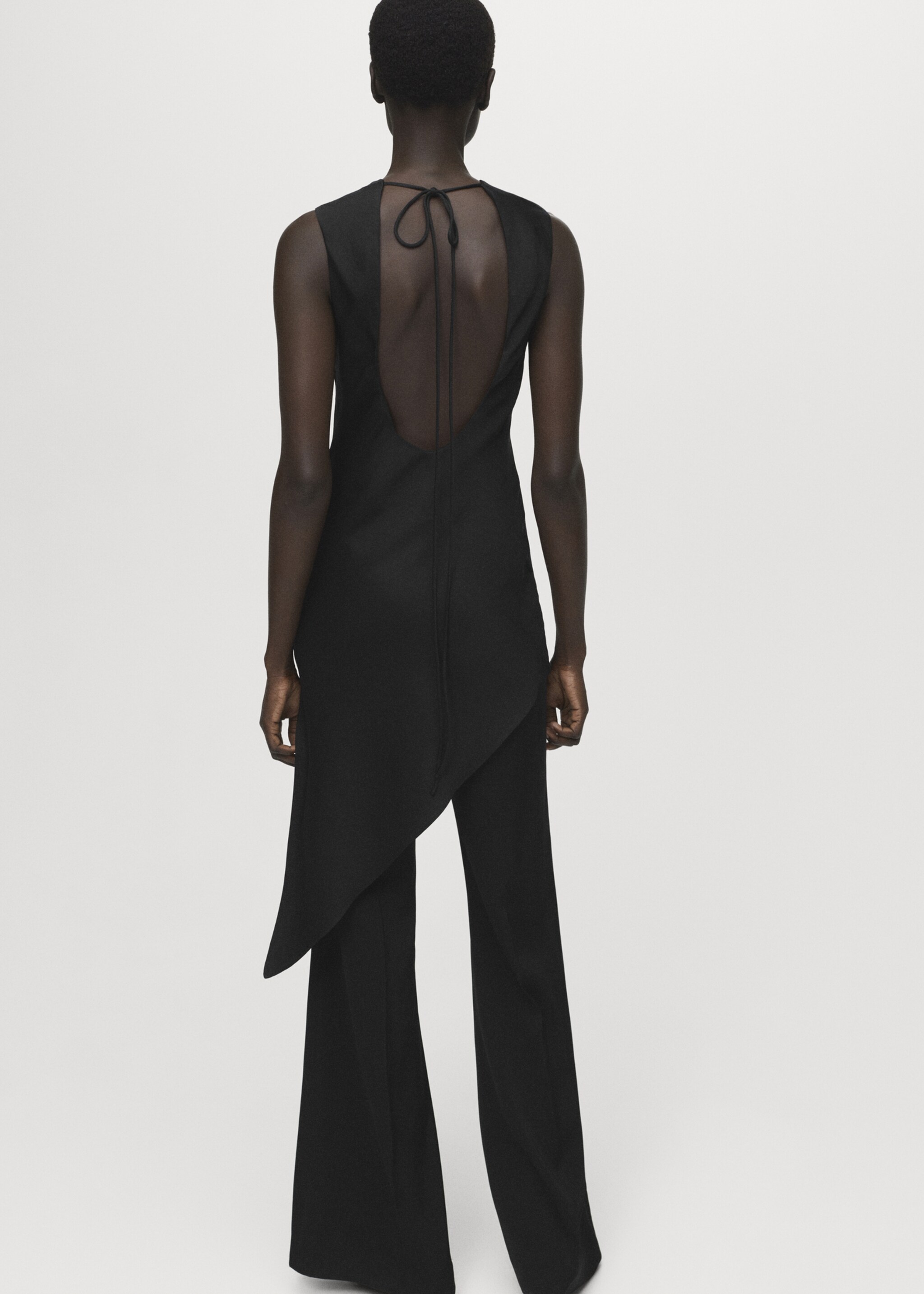 Pantalon flare - Verso de l’article, Noir. Ref: 17014149-00.