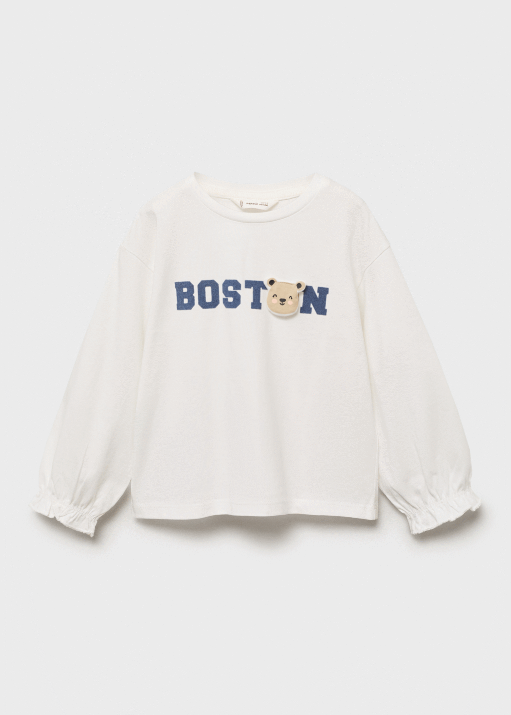 Children's embroidered cotton t-shirt