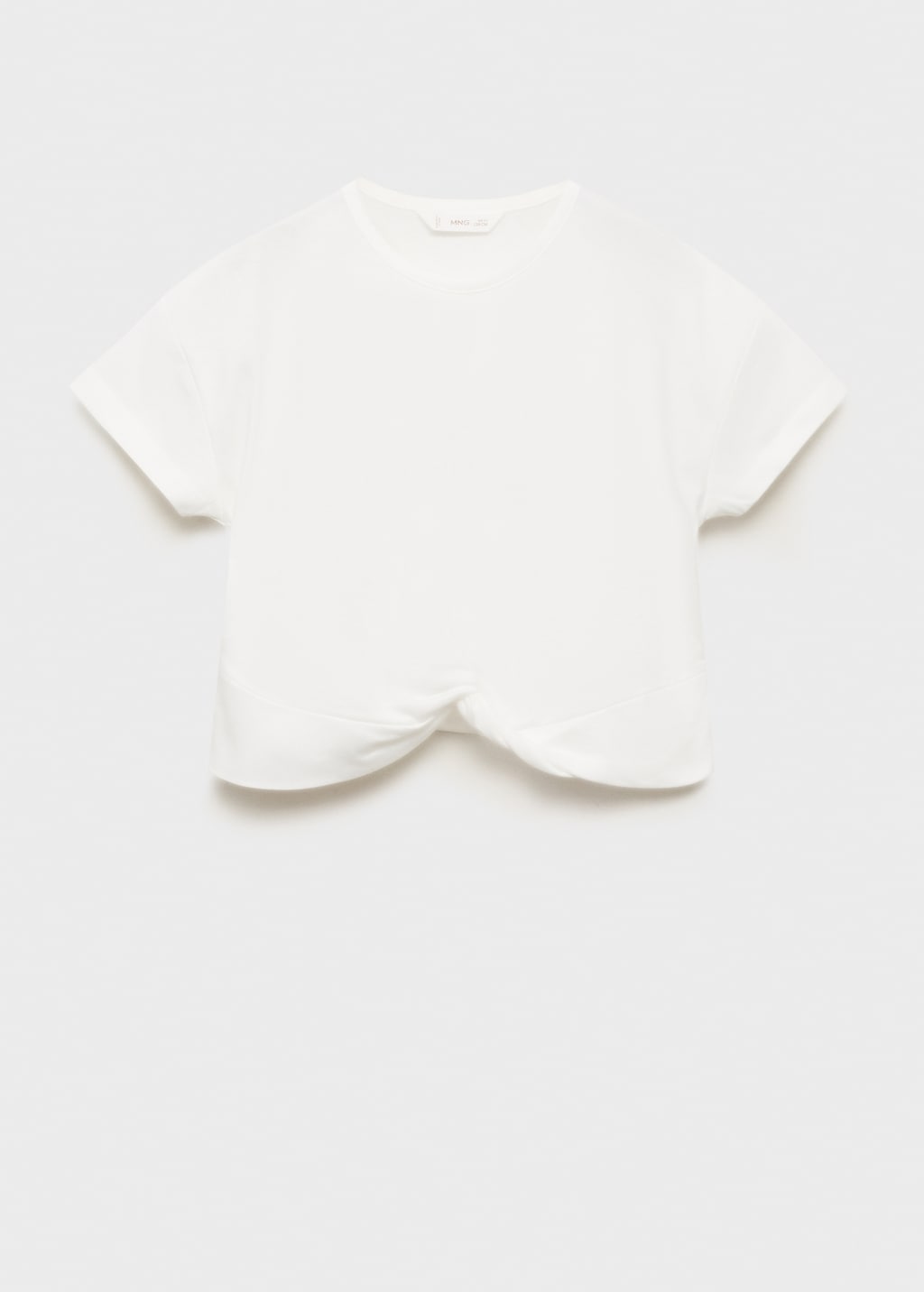 Knot cotton t-shirt - Kids | MANGO USA