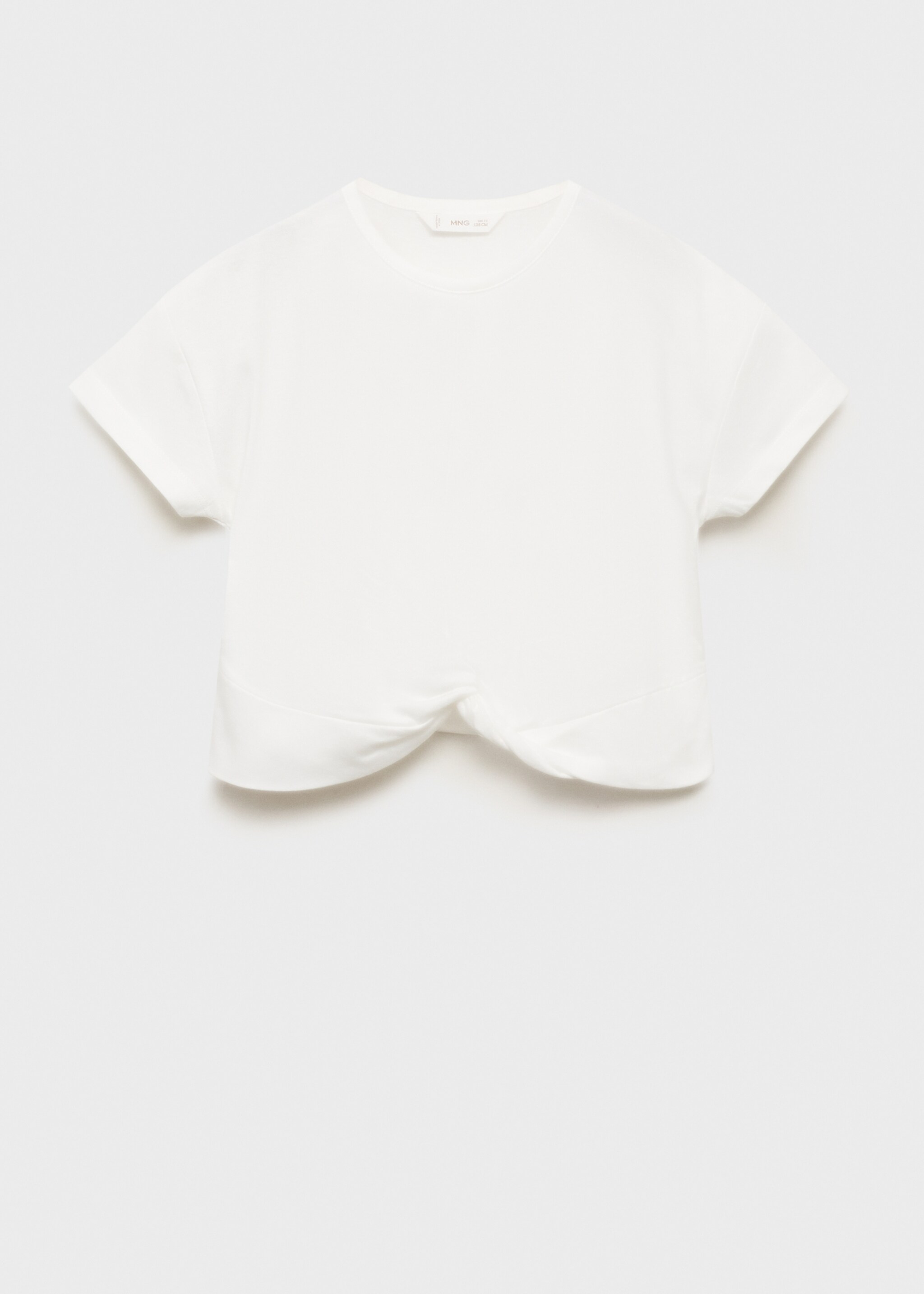 Knot cotton t-shirt - Article without model