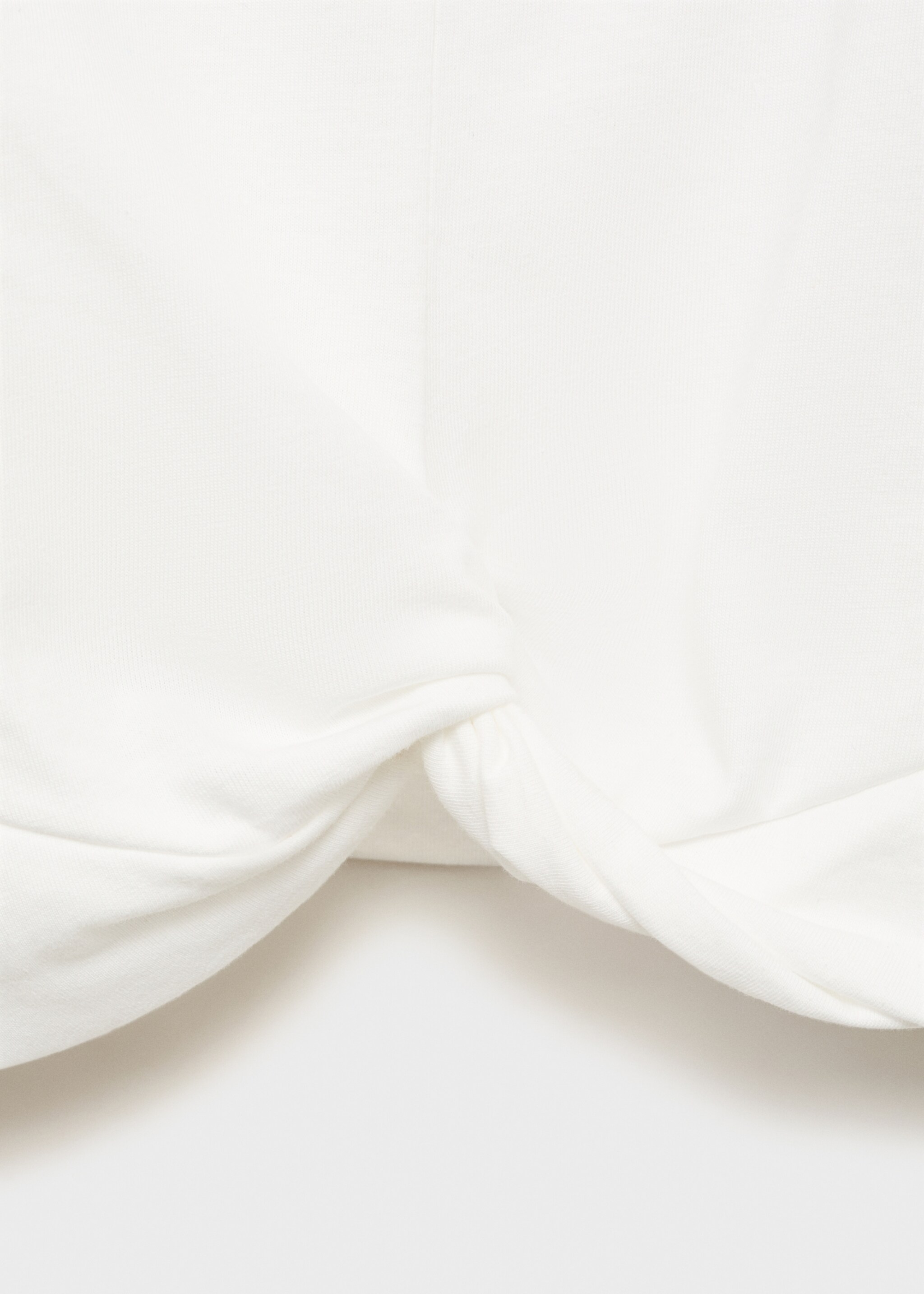 Knot cotton t-shirt - Details of the article 8