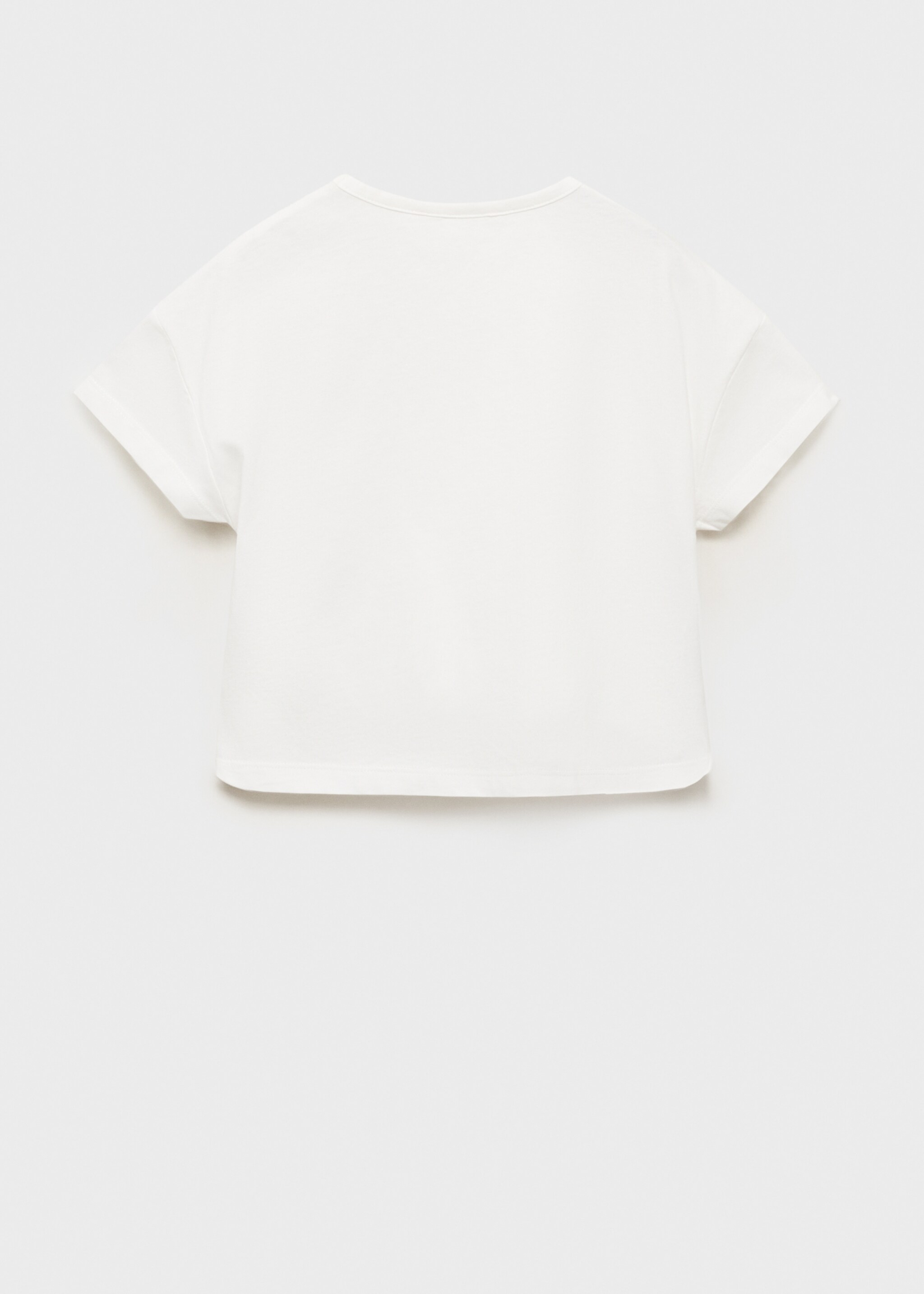 Knot cotton t-shirt - Reverse of the article
