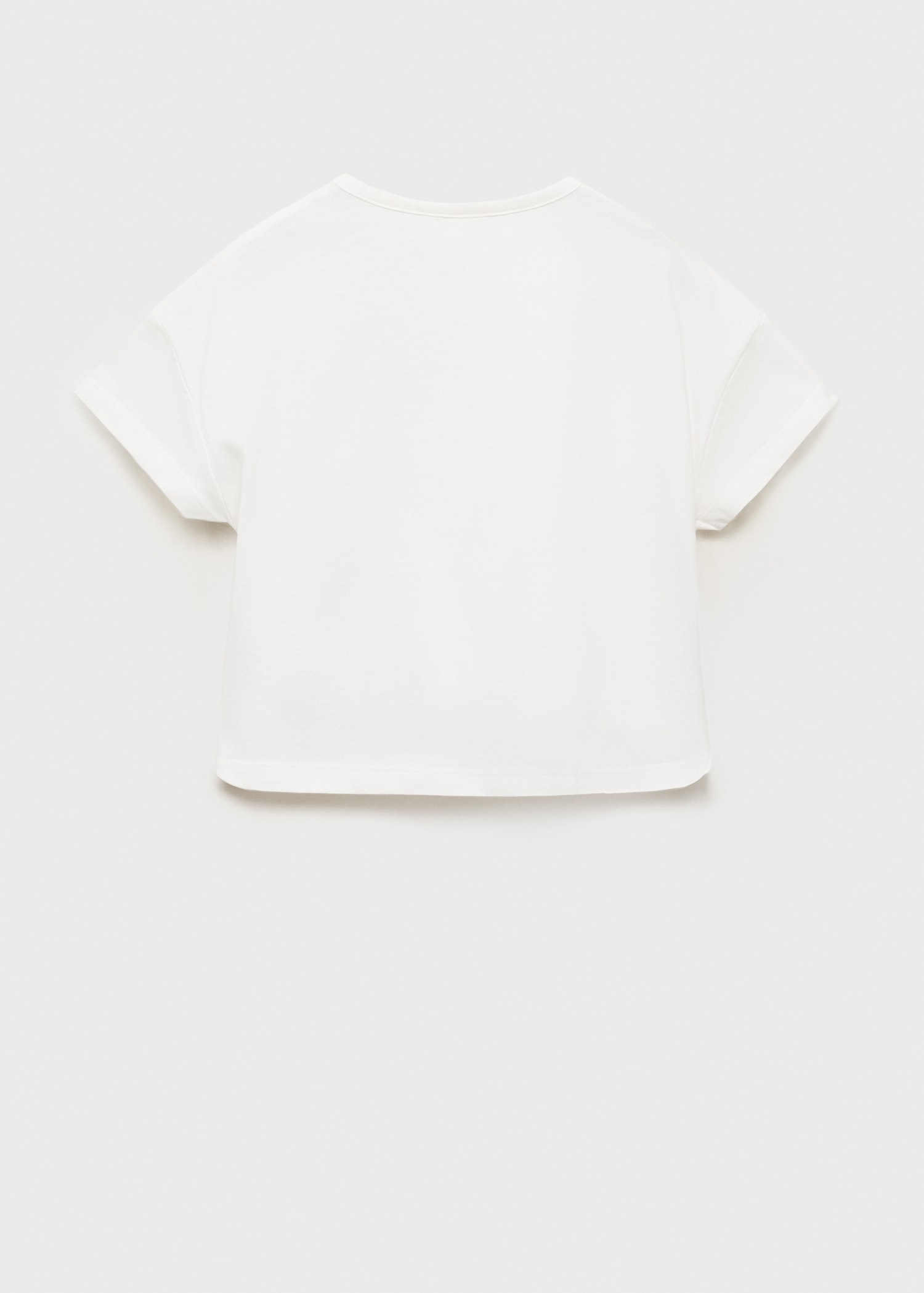 Knot cotton t-shirt - Reverse of the article