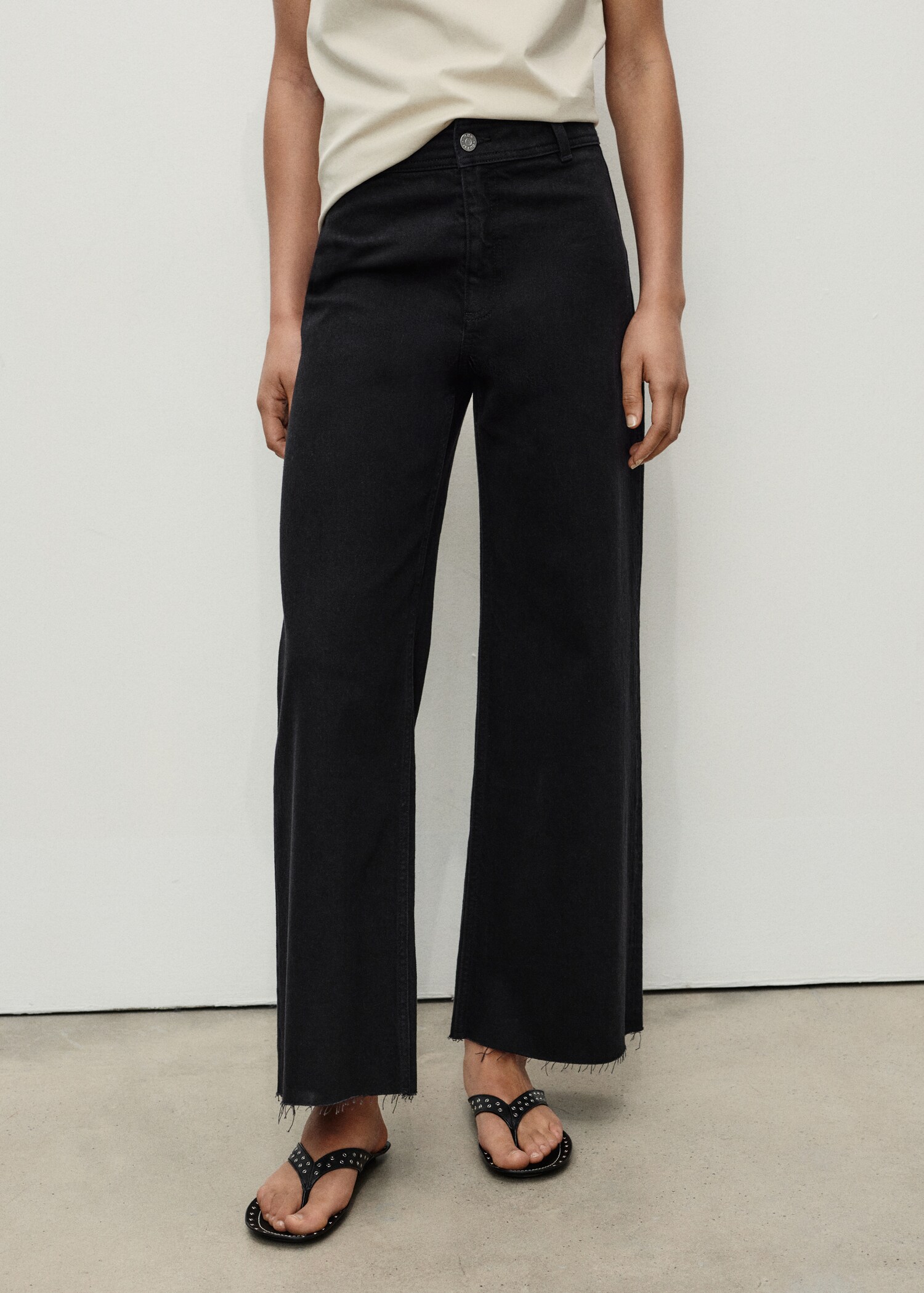 Catherin culotte high-rise jeans - Medium plane