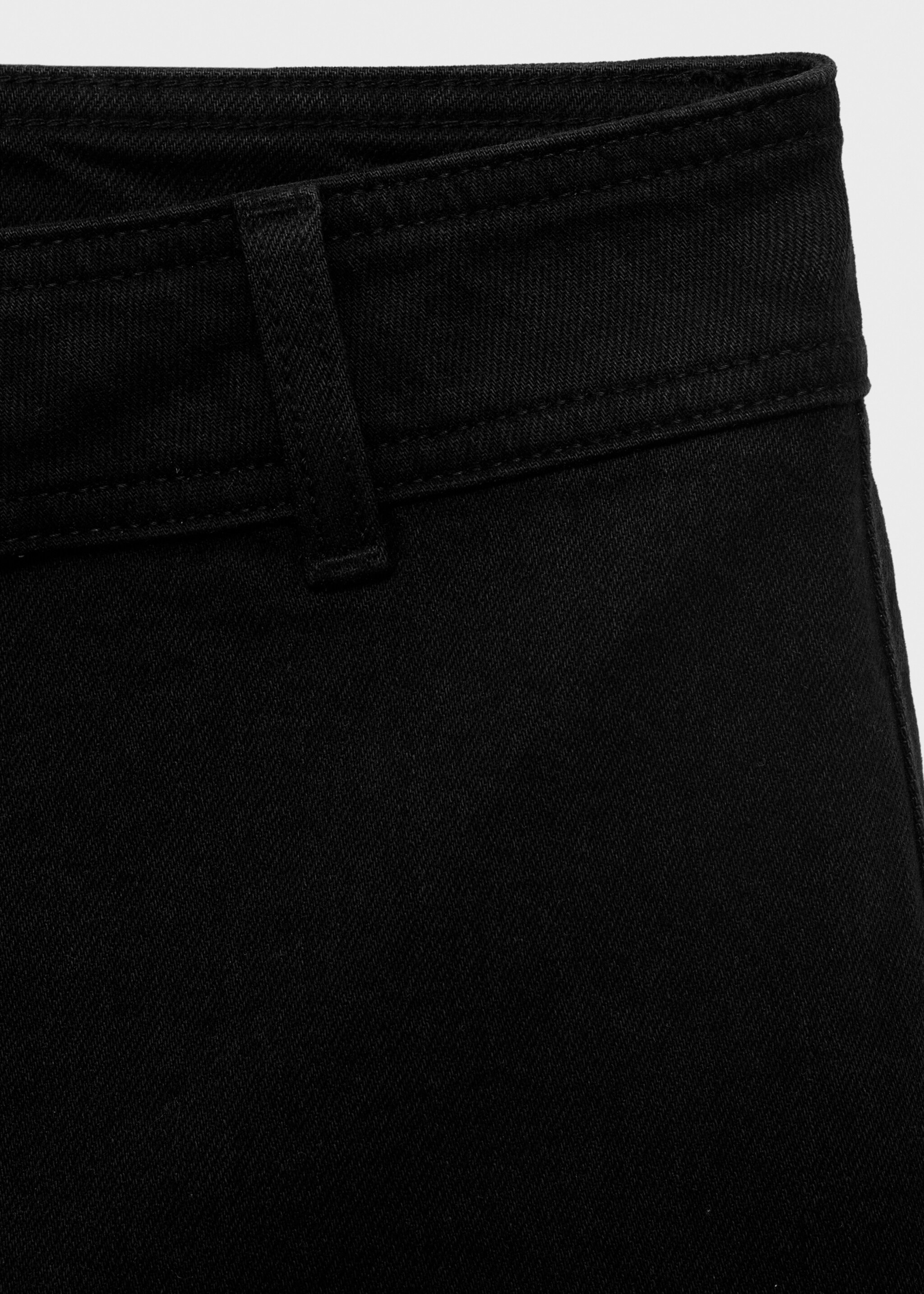 Catherin culotte high-rise jeans - Details of the article 0, Black denim. Ref: 17014427-00.