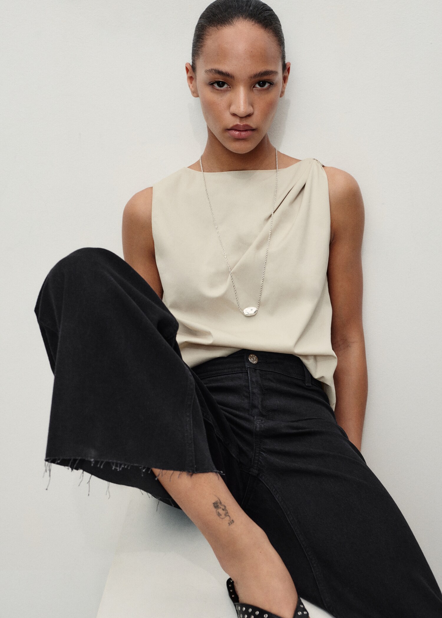 Catherin culotte high-rise jeans - Details of the article 2