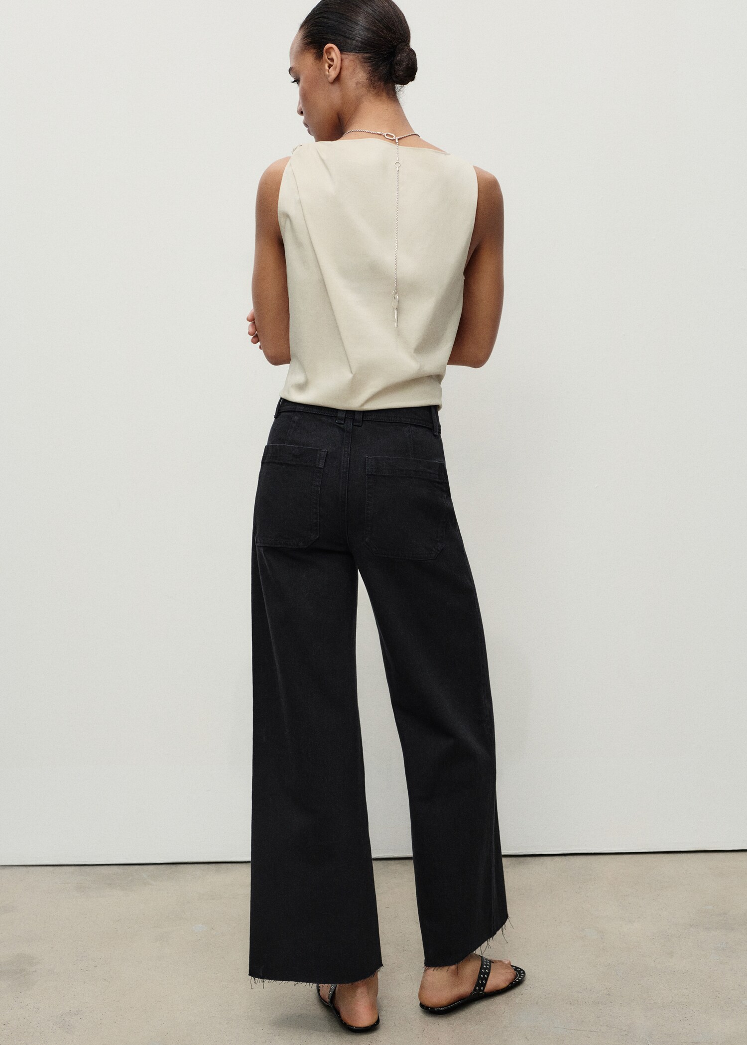 Catherin culotte high-rise jeans - Reverse of the article