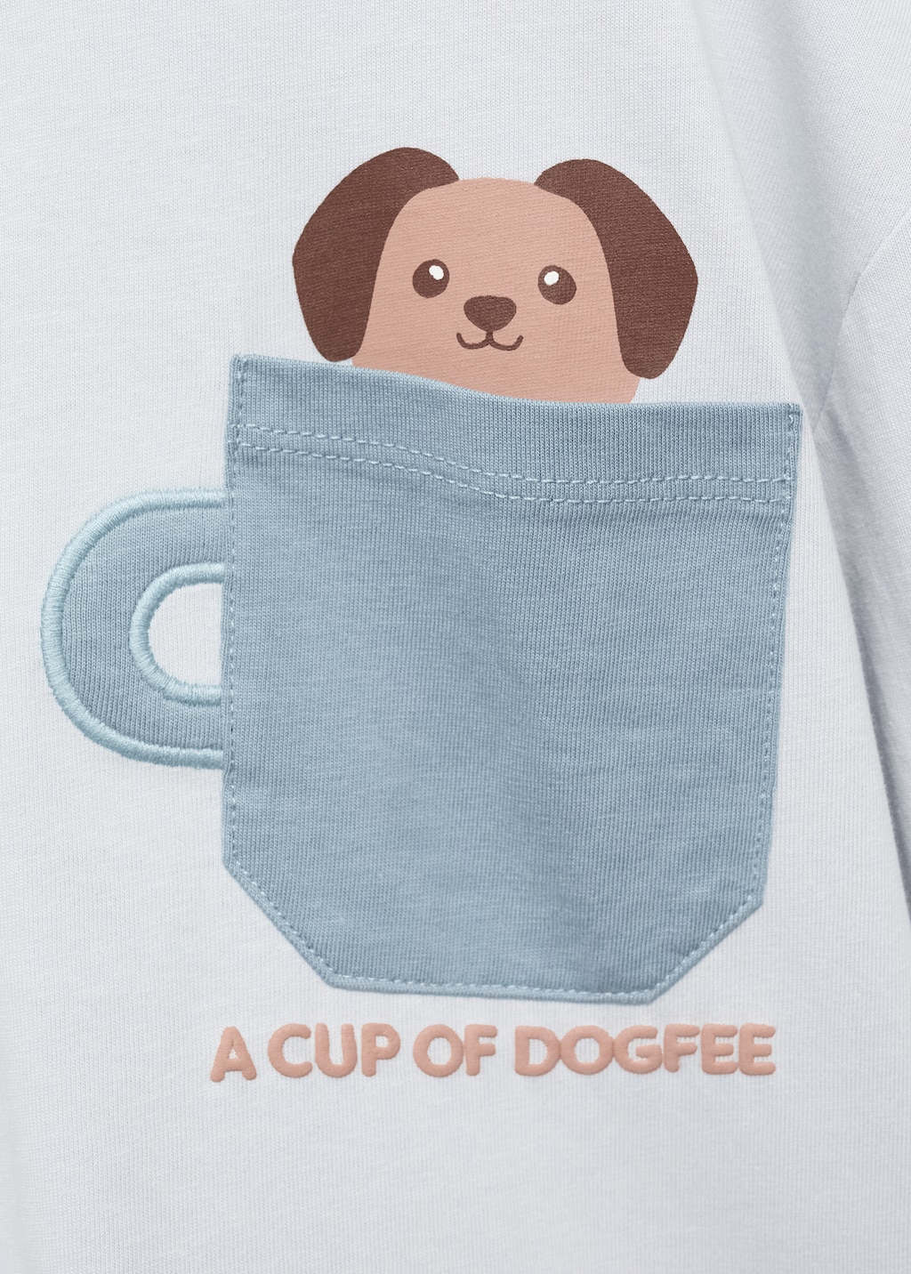 Chest-pocket printed T-shirt