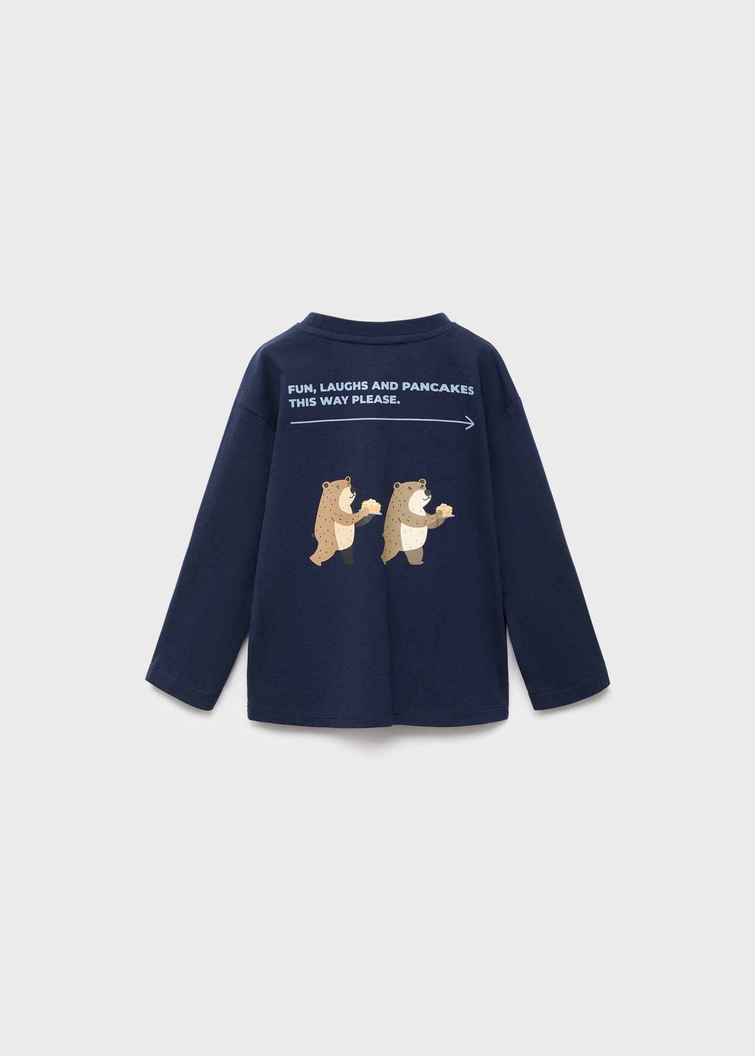 Camiseta estampado relieve - Reverso del artículo