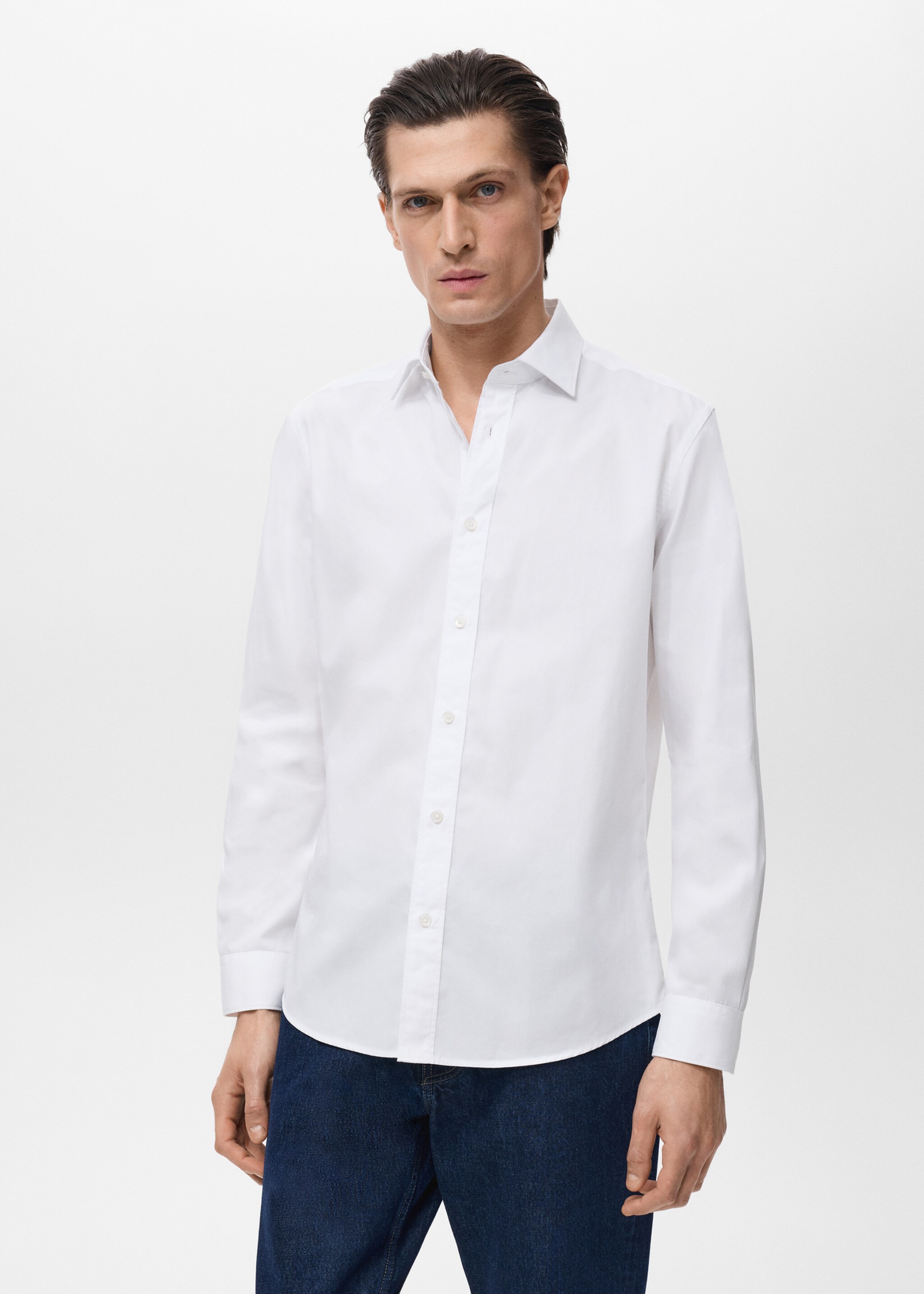 Camisa play - Plano medio, Blanco. Ref: 17014435-00.