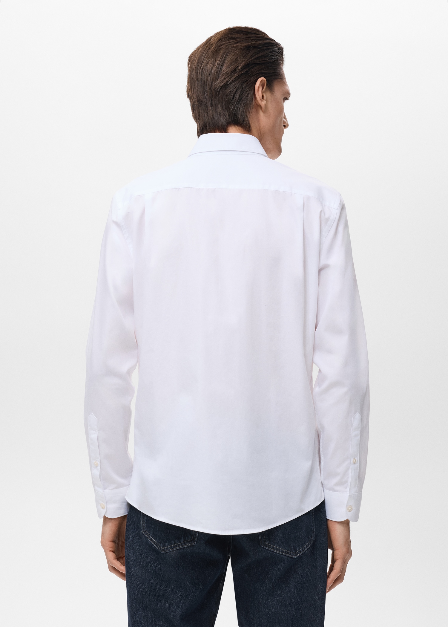 Camisa 100% algodón regular fit - Reverso del artículo