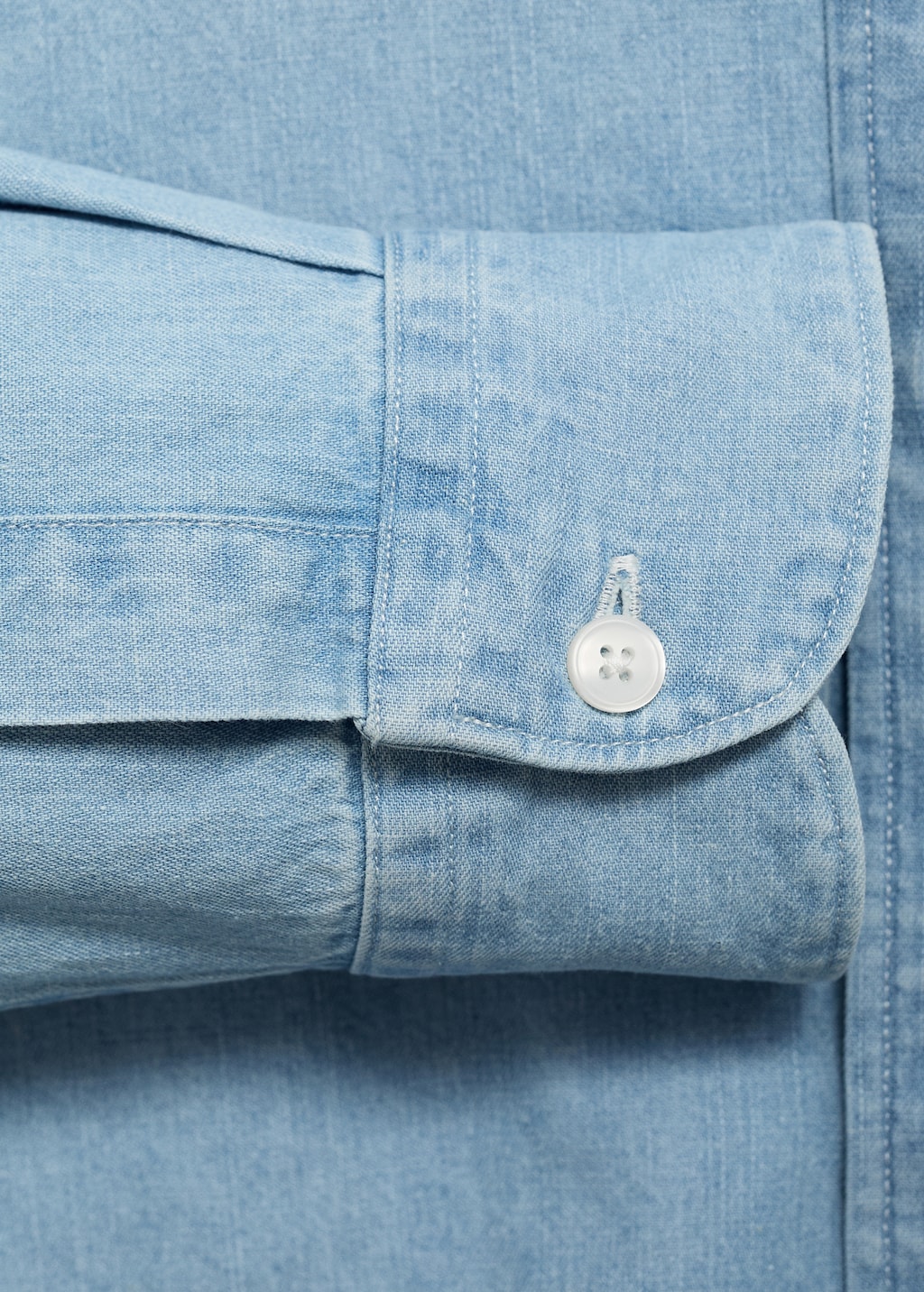 Regular fit denim shirt