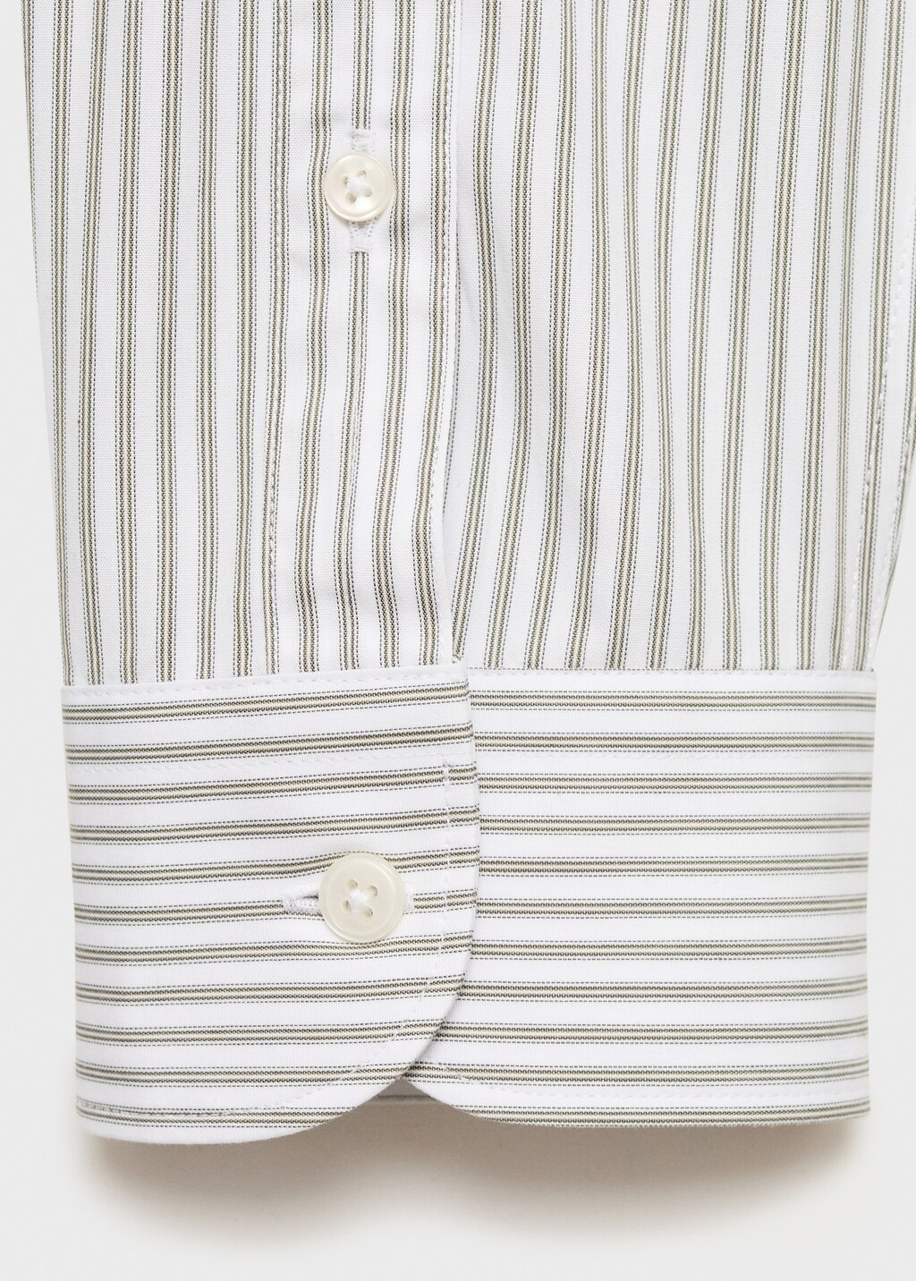 Regular fit striped cotton shirt