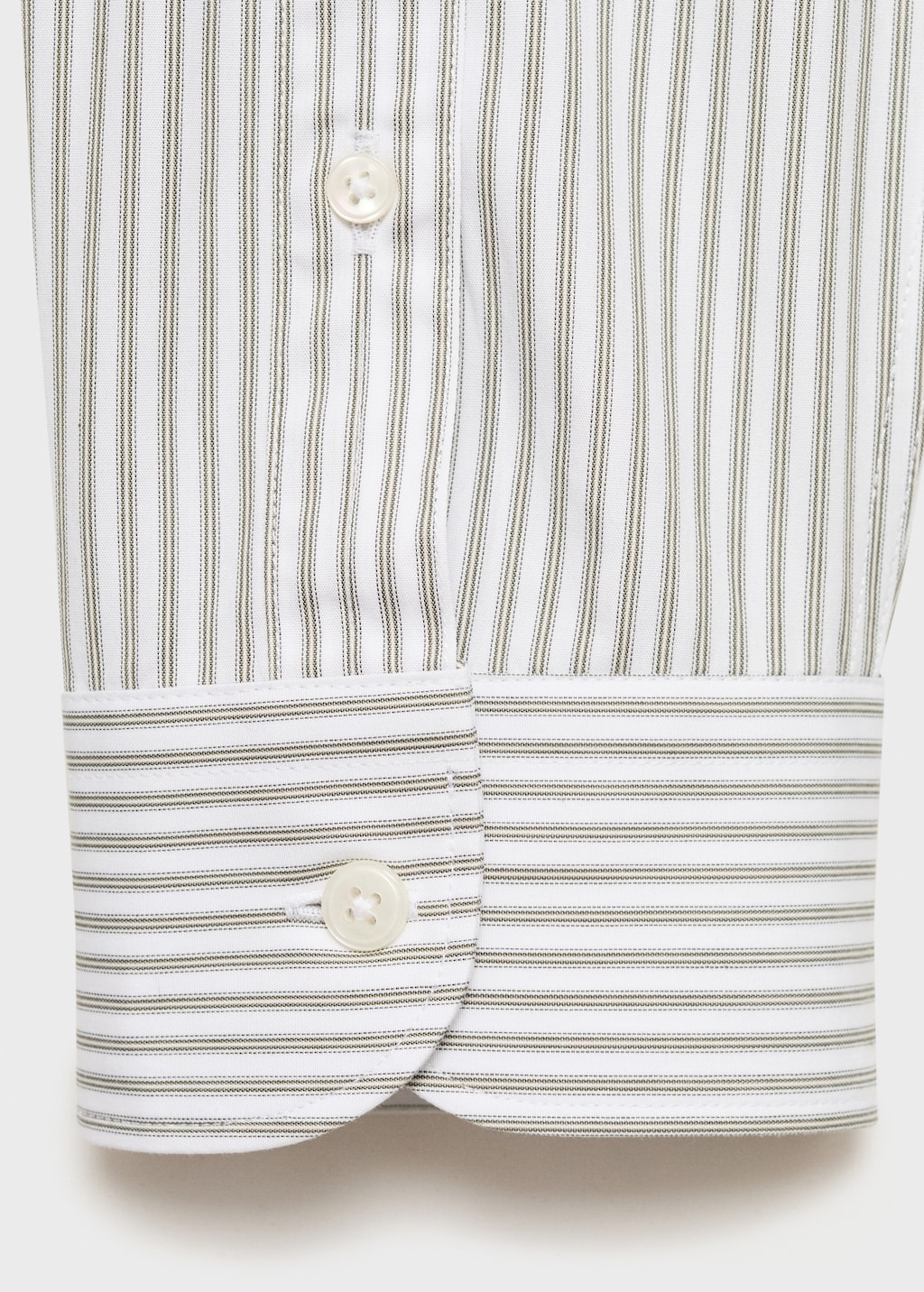 Regular fit striped cotton shirt