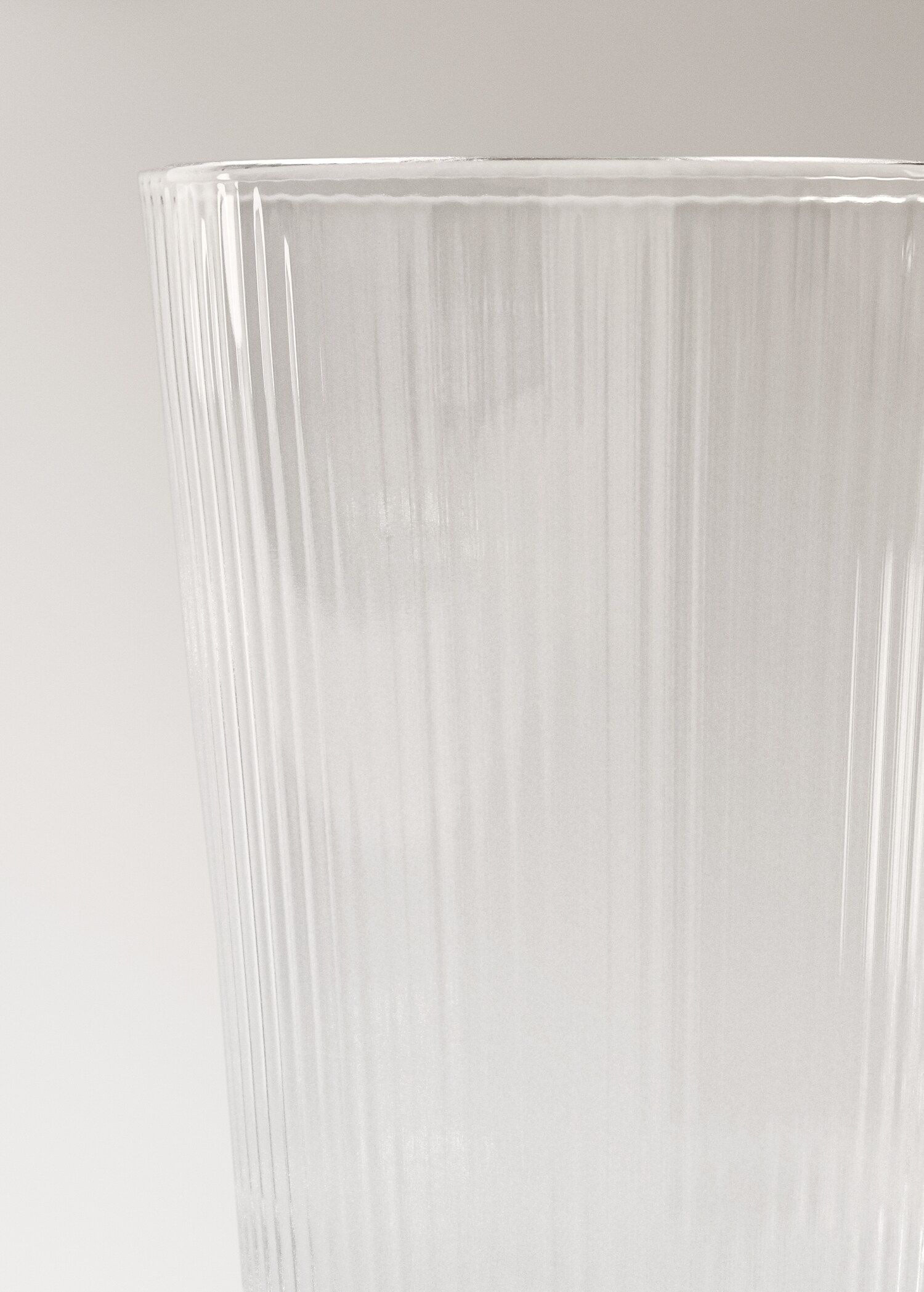 Borosilicate mug with embossed stripes - Λεπτομέρεια του προϊόντος 2