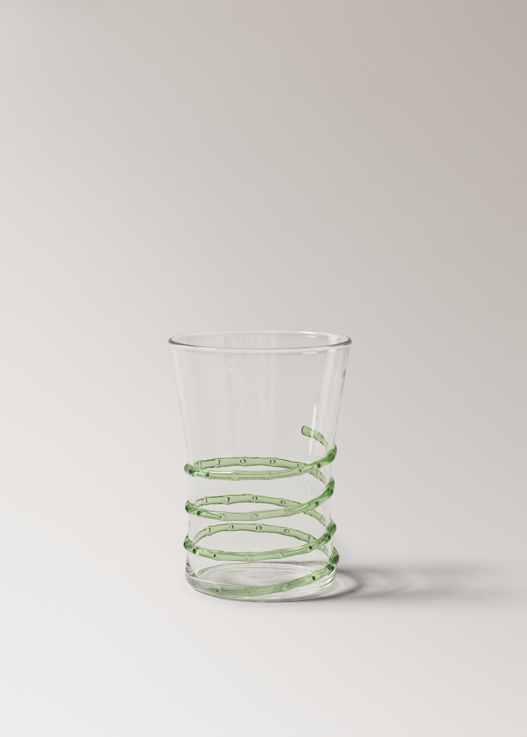 Borosilicate vase with raised dots - Article without model, Off White. Ref: 17014446-00.