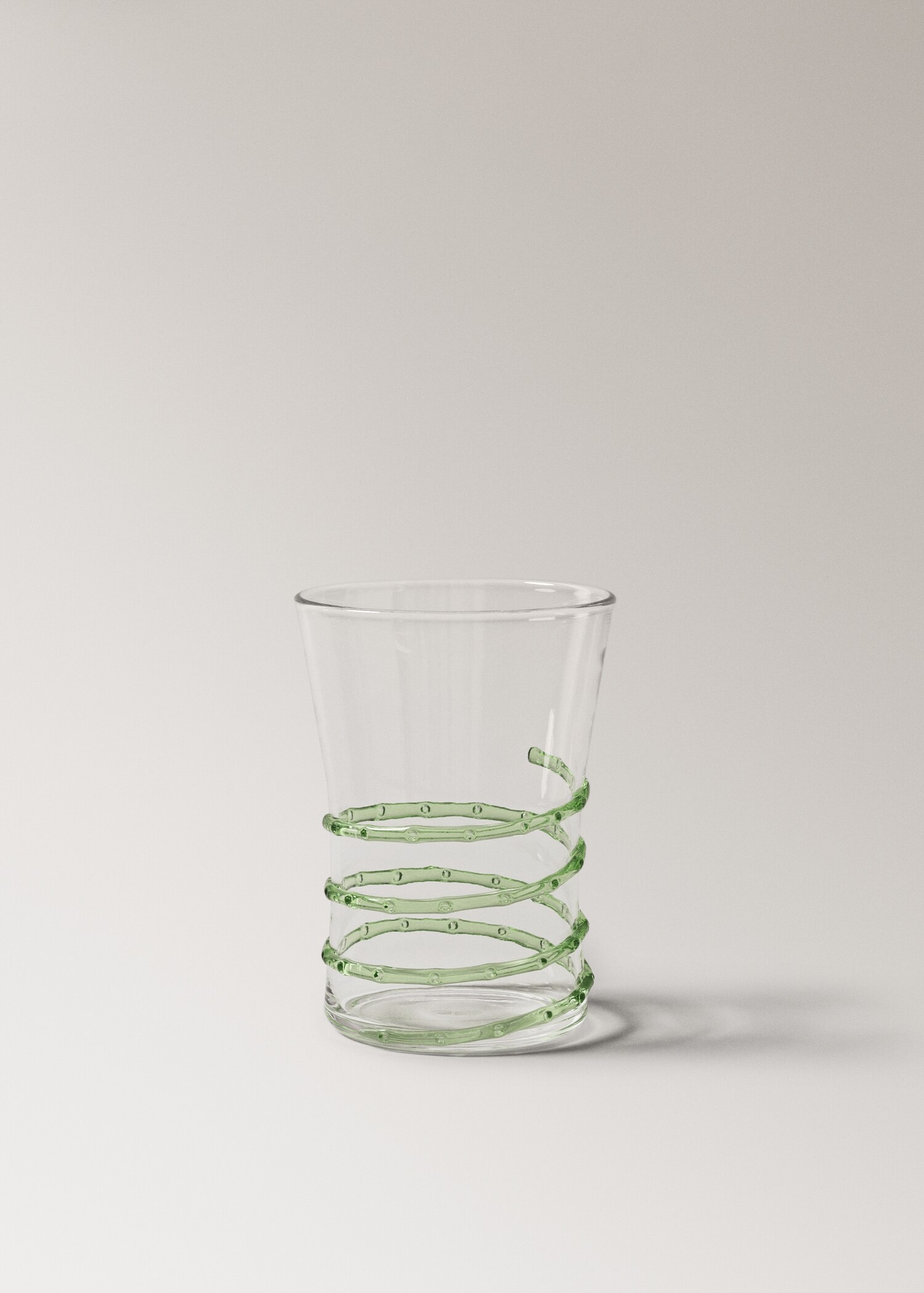 Vaso borosilicato relieve puntos - Article sense model