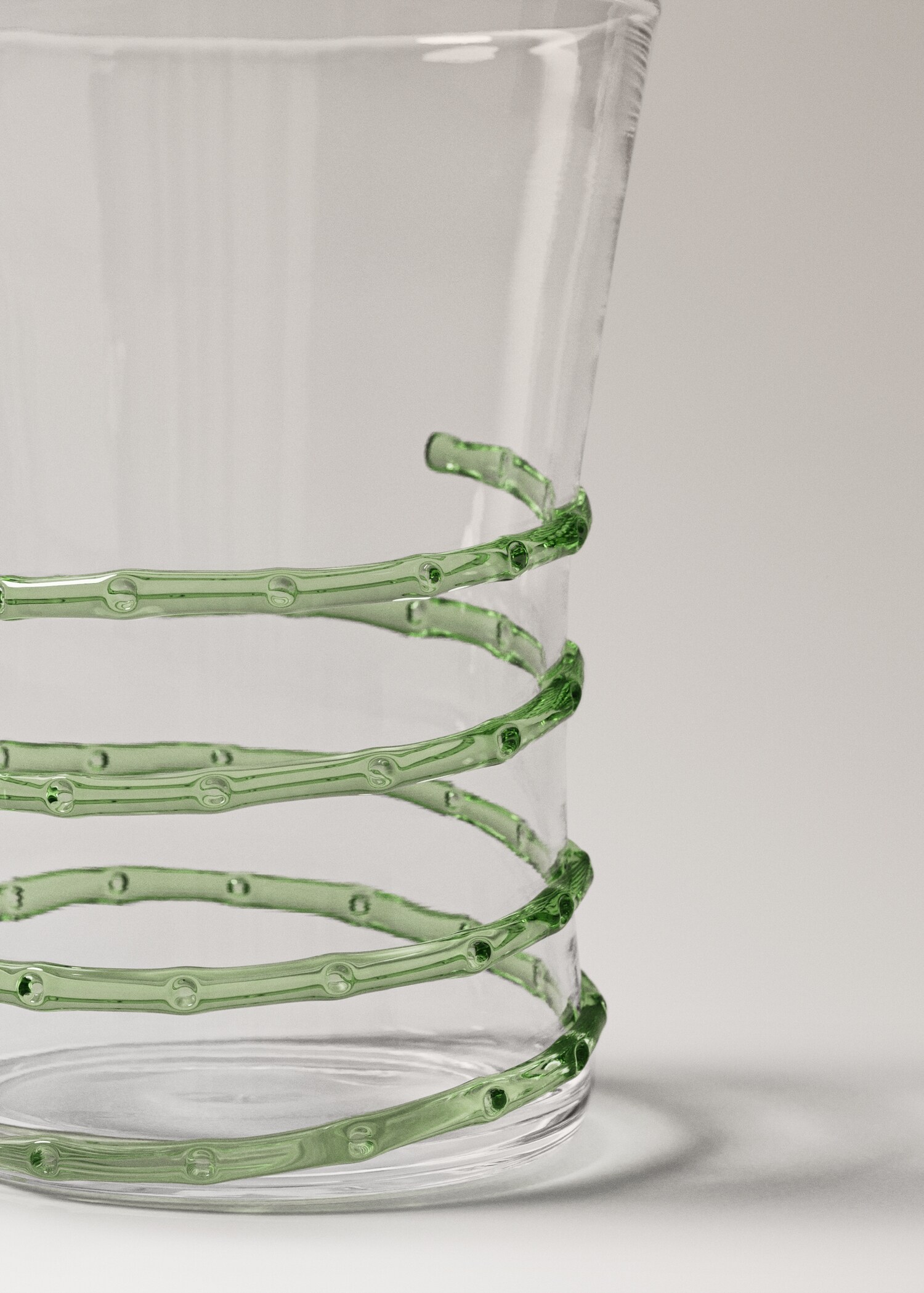 Vaso borosilicato relieve puntos - Detall de l'article 1