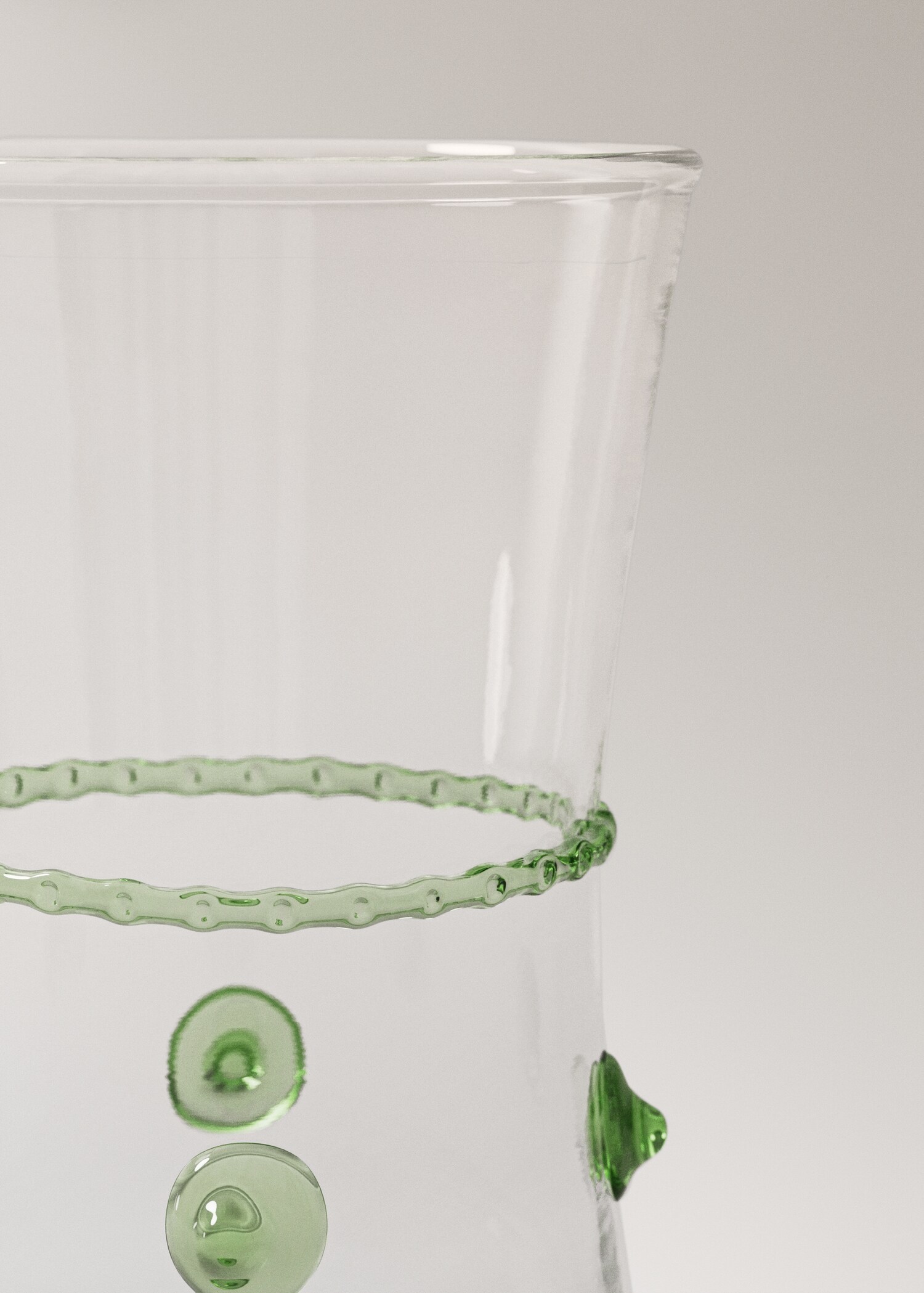 Spiral relief borosilicate glass - Details of the article 1