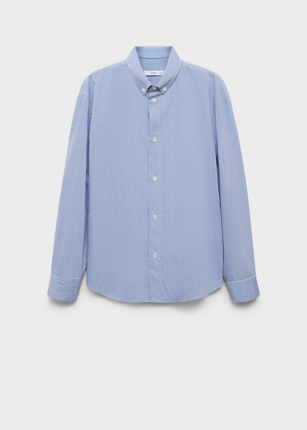 Regular fit striped cotton shirt