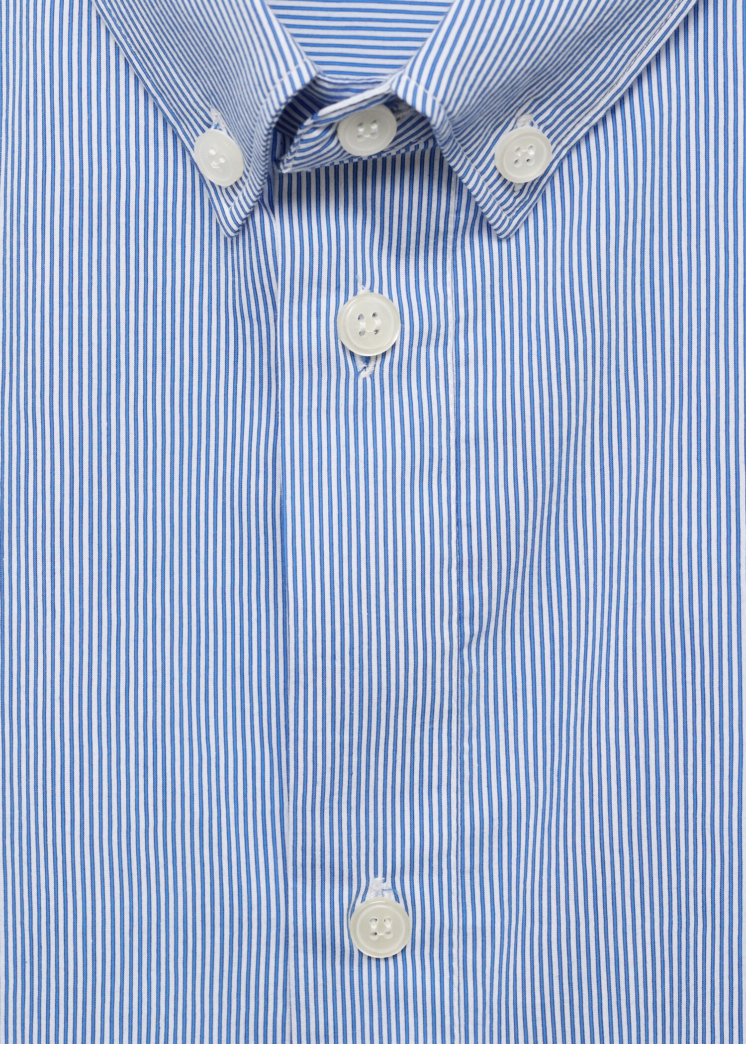 Regular fit striped cotton shirt - Details of the article 8
