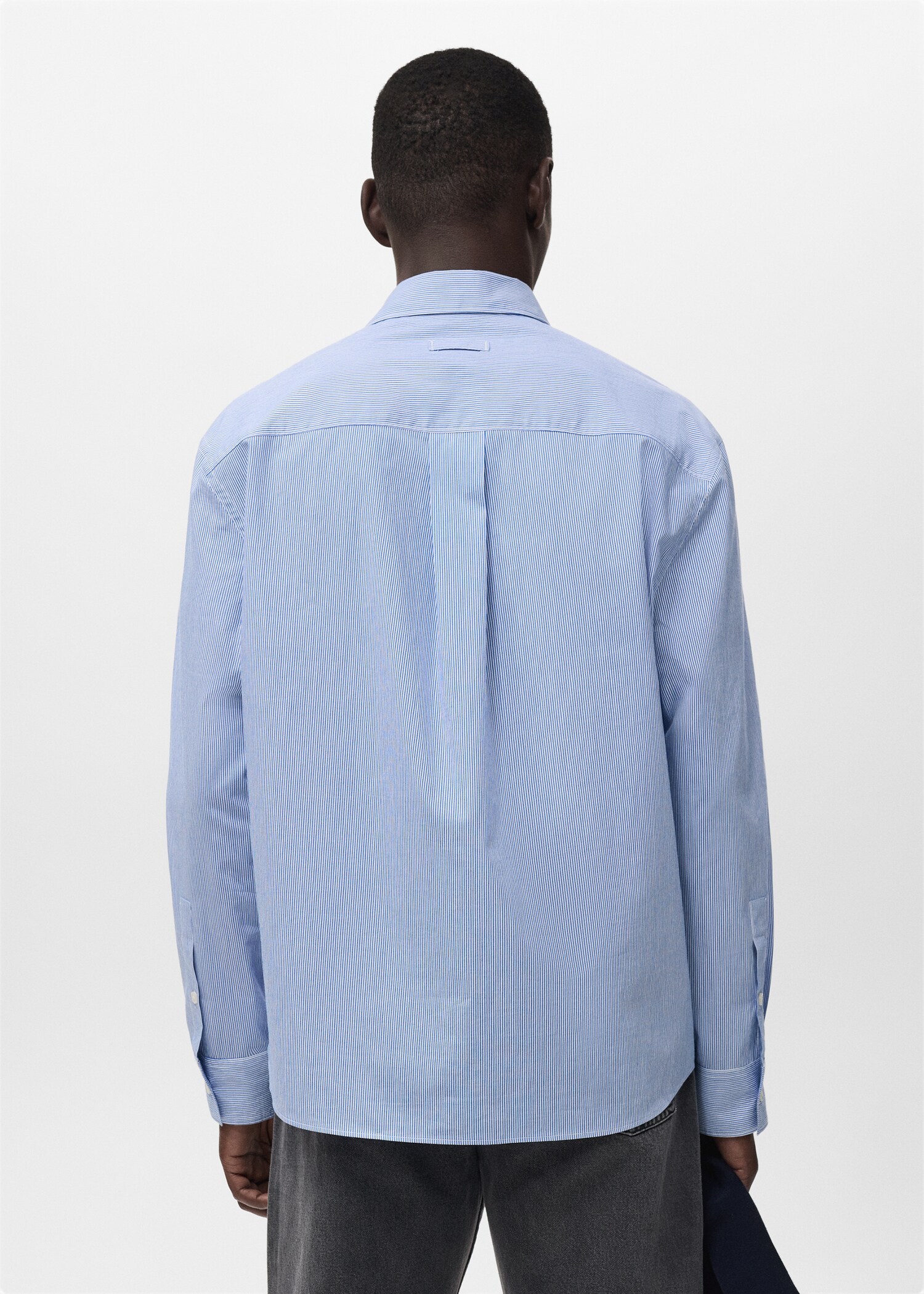 Chemise coton rayures regular-fit - Verso de l’article