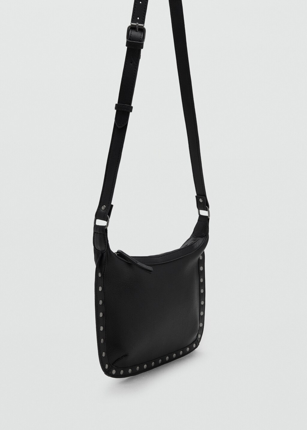 Stud leather bag