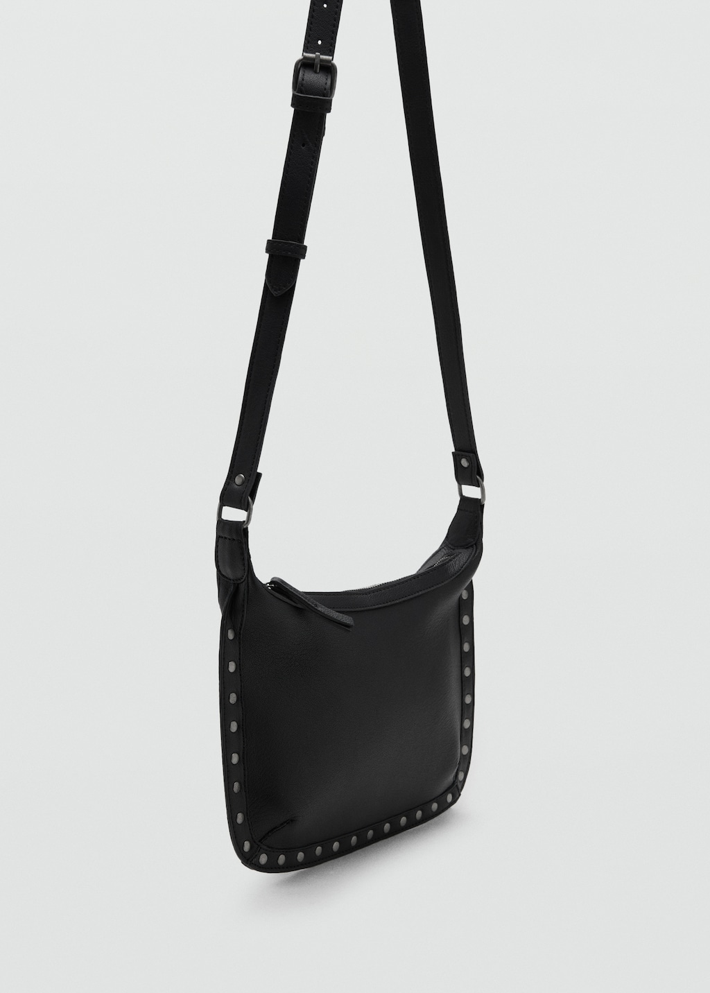 Stud leather bag