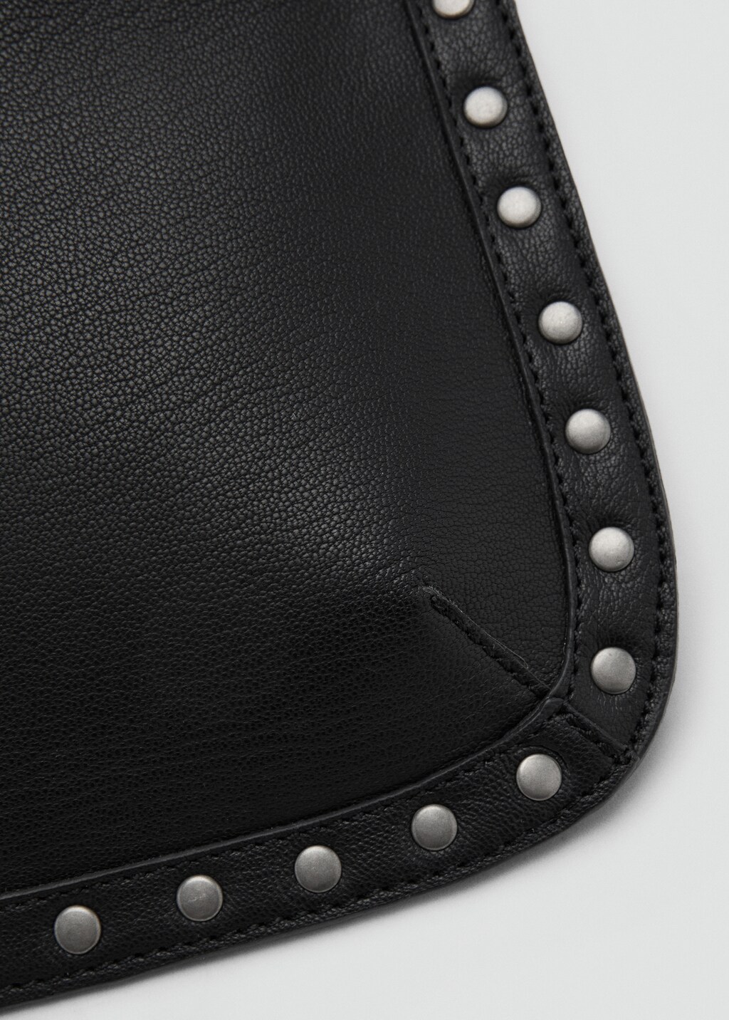 Stud leather bag