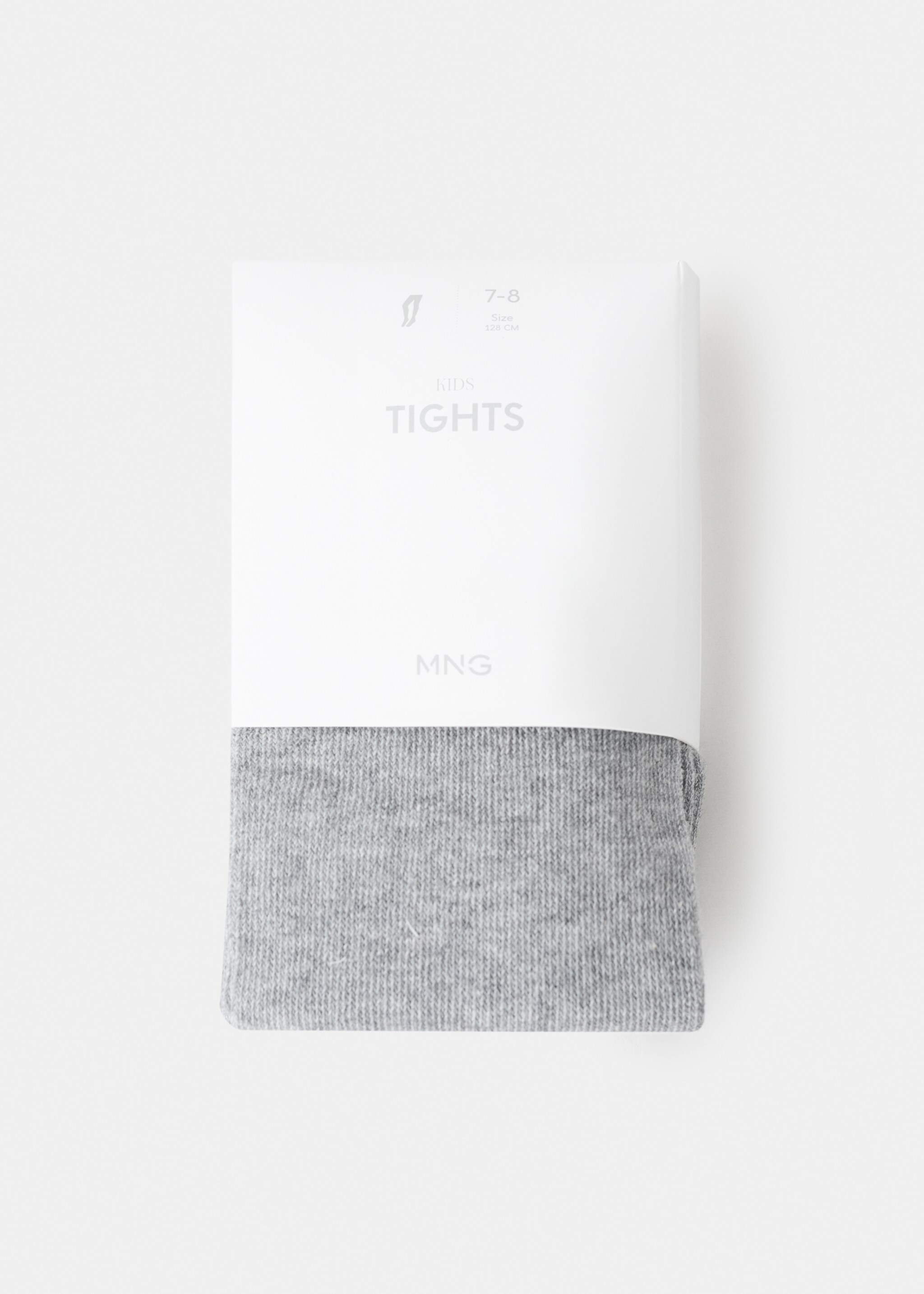 Knitted tights - Details of the article 0, Medium Heather Grey. Ref: 17014782-00.