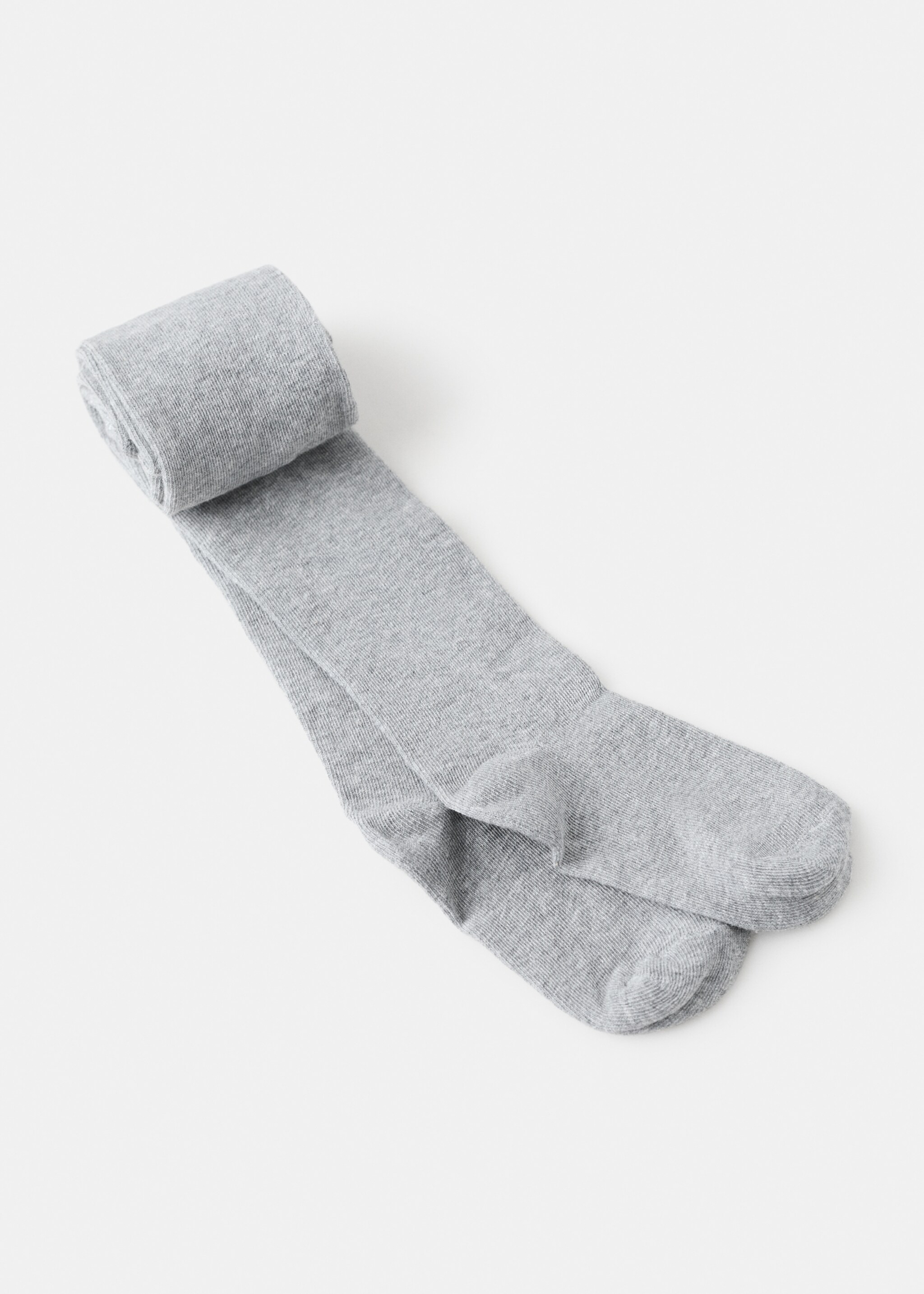 Knitted tights - Reverse of the article, Medium Heather Grey. Ref: 17014782-00.
