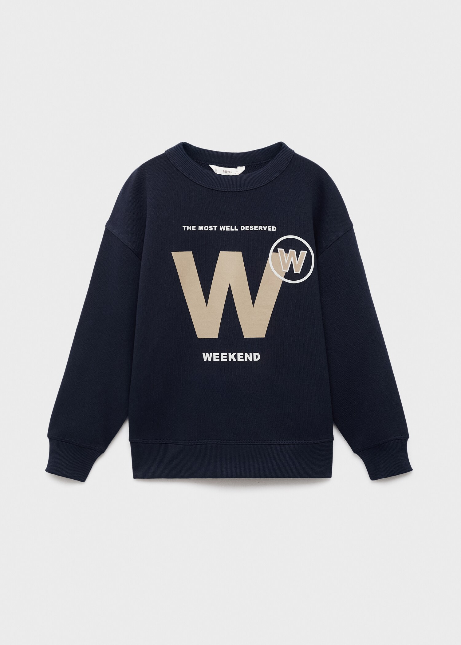 Printed cotton sweatshirt - Article without model
