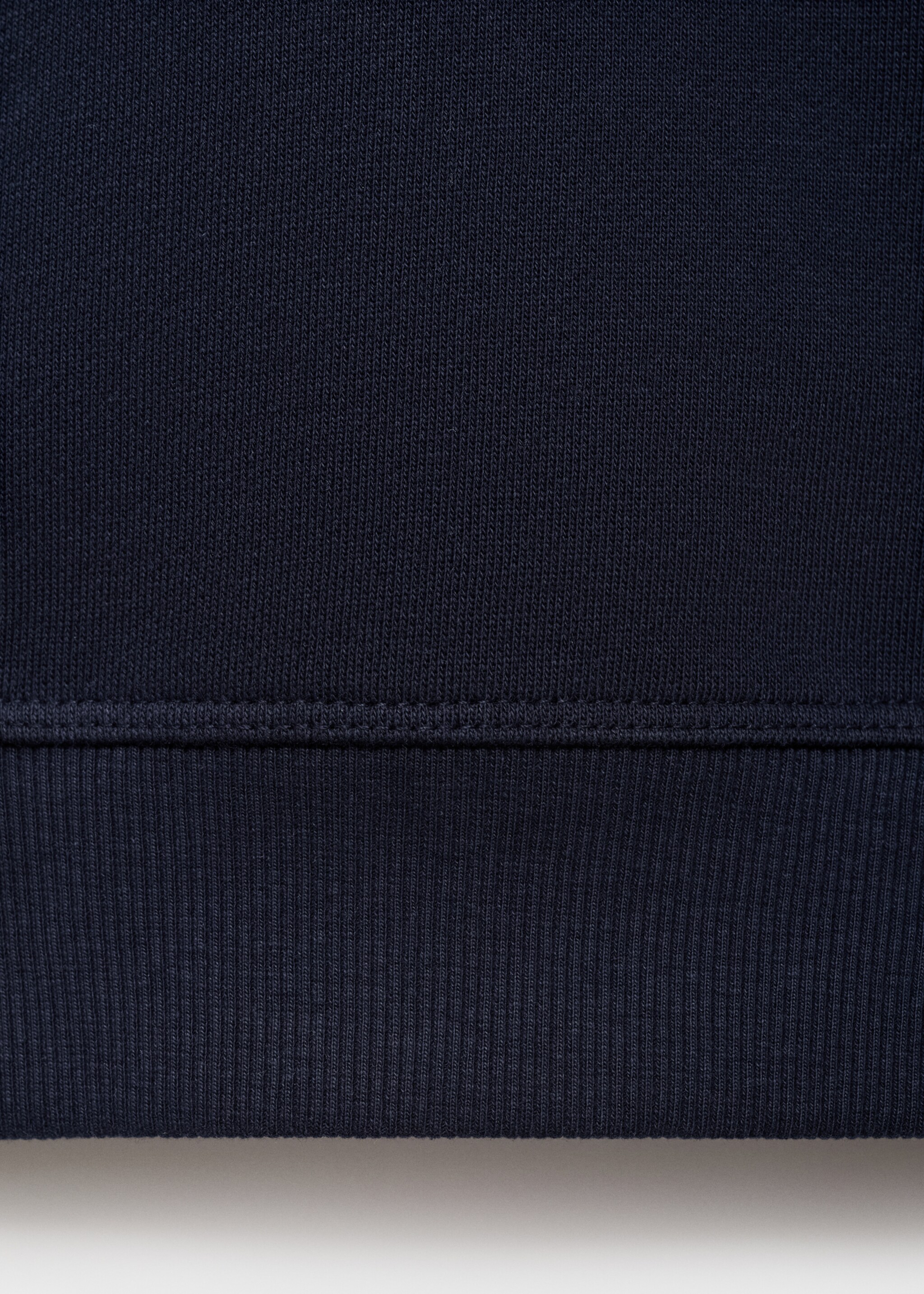Printed cotton sweatshirt - Details of the article 0, Navy. Ref: 17014784-00.
