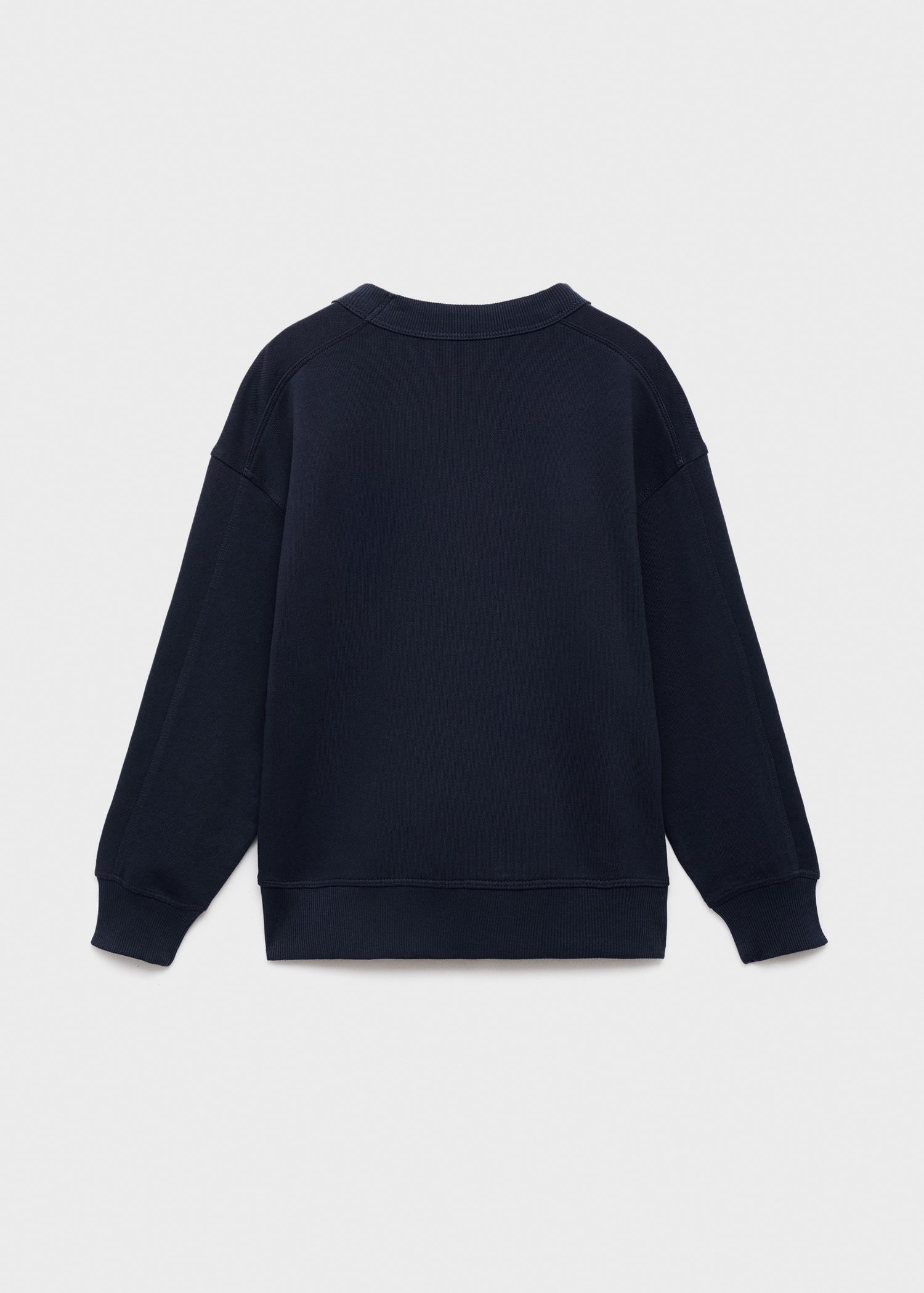 Printed cotton sweatshirt - Reverse of the article