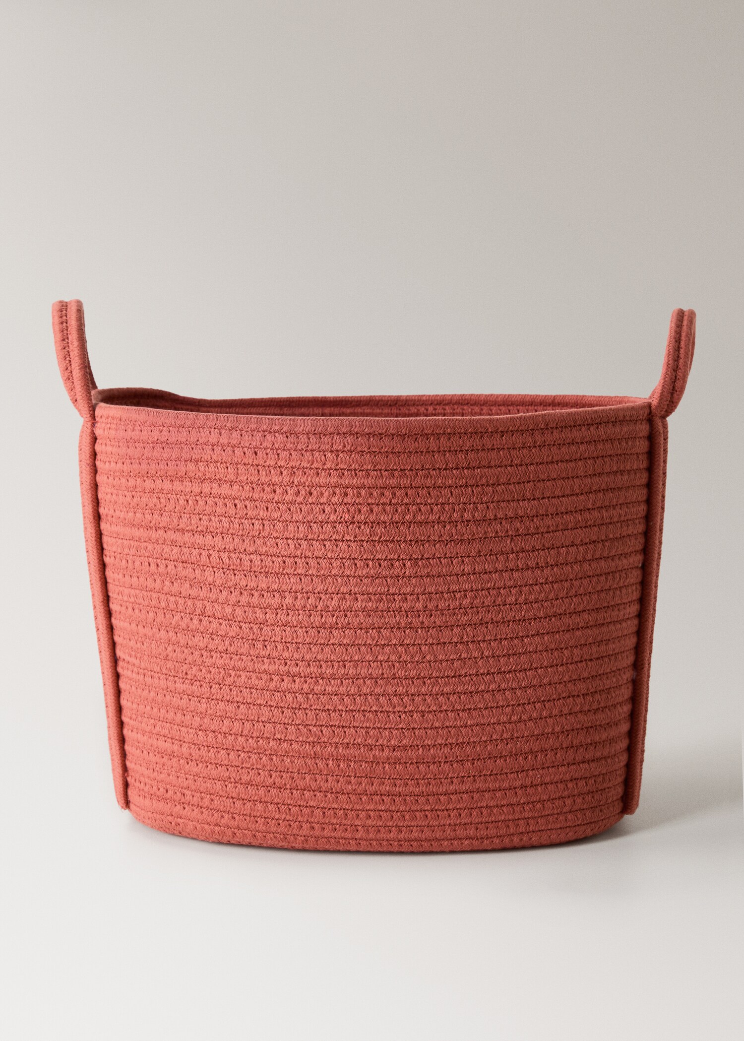 Large children's cotton basket with handles - Article without model