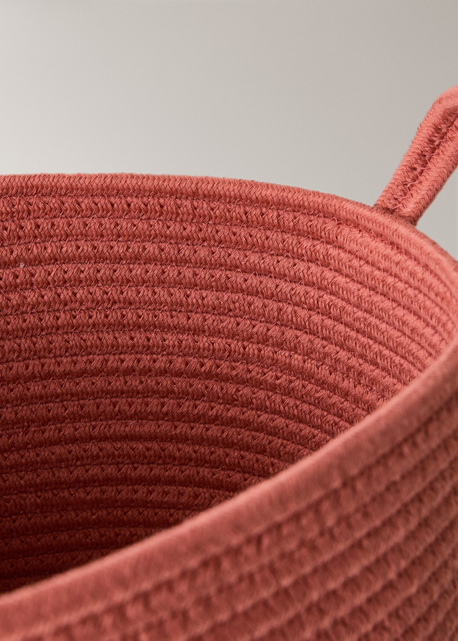 Large children's cotton basket with handles - Details of the article 3